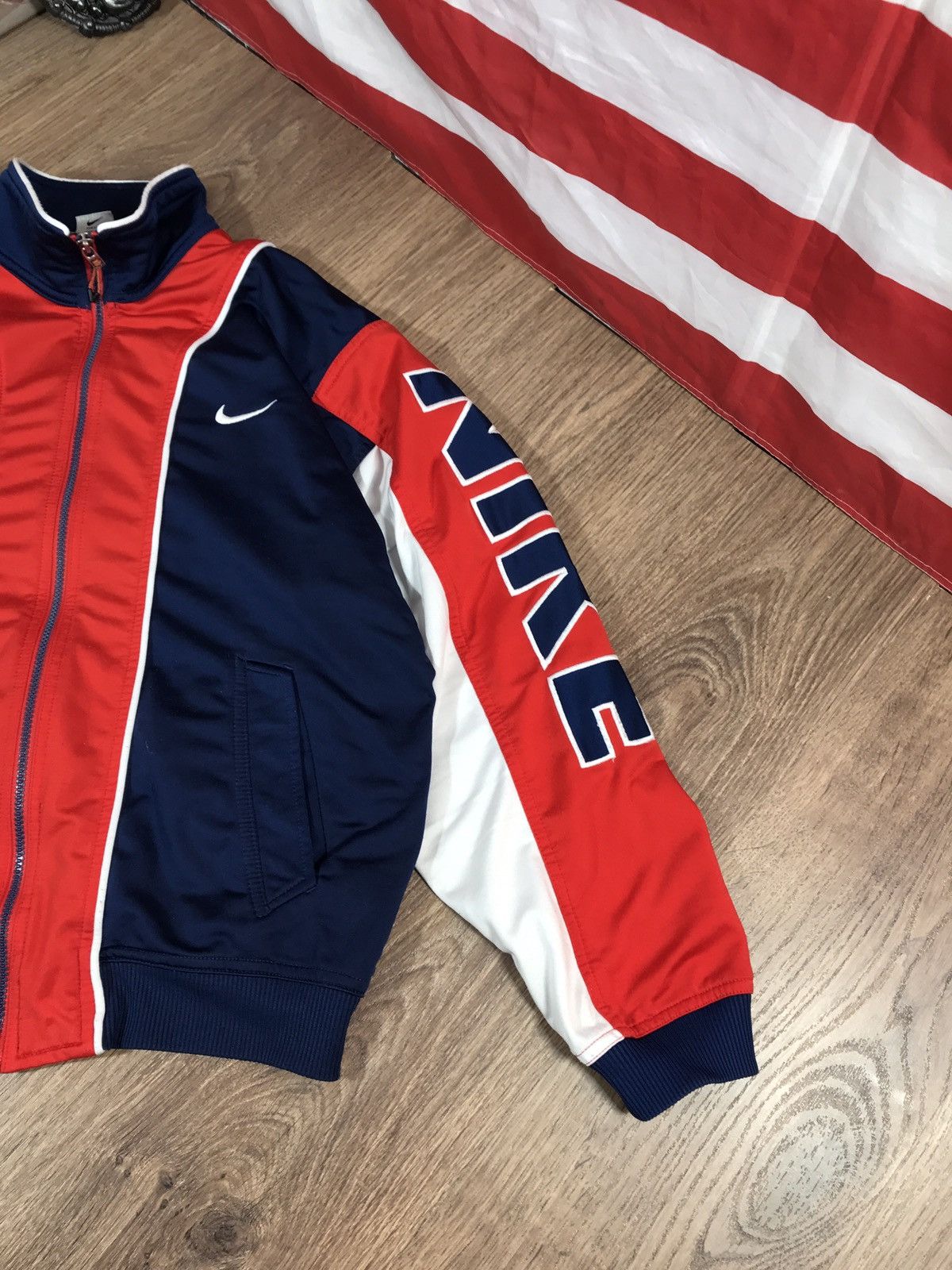 Vintage Vintage 90s Big Logo Track Jacket Rare Size US M / EU 48-50 / 2 - 3 Thumbnail