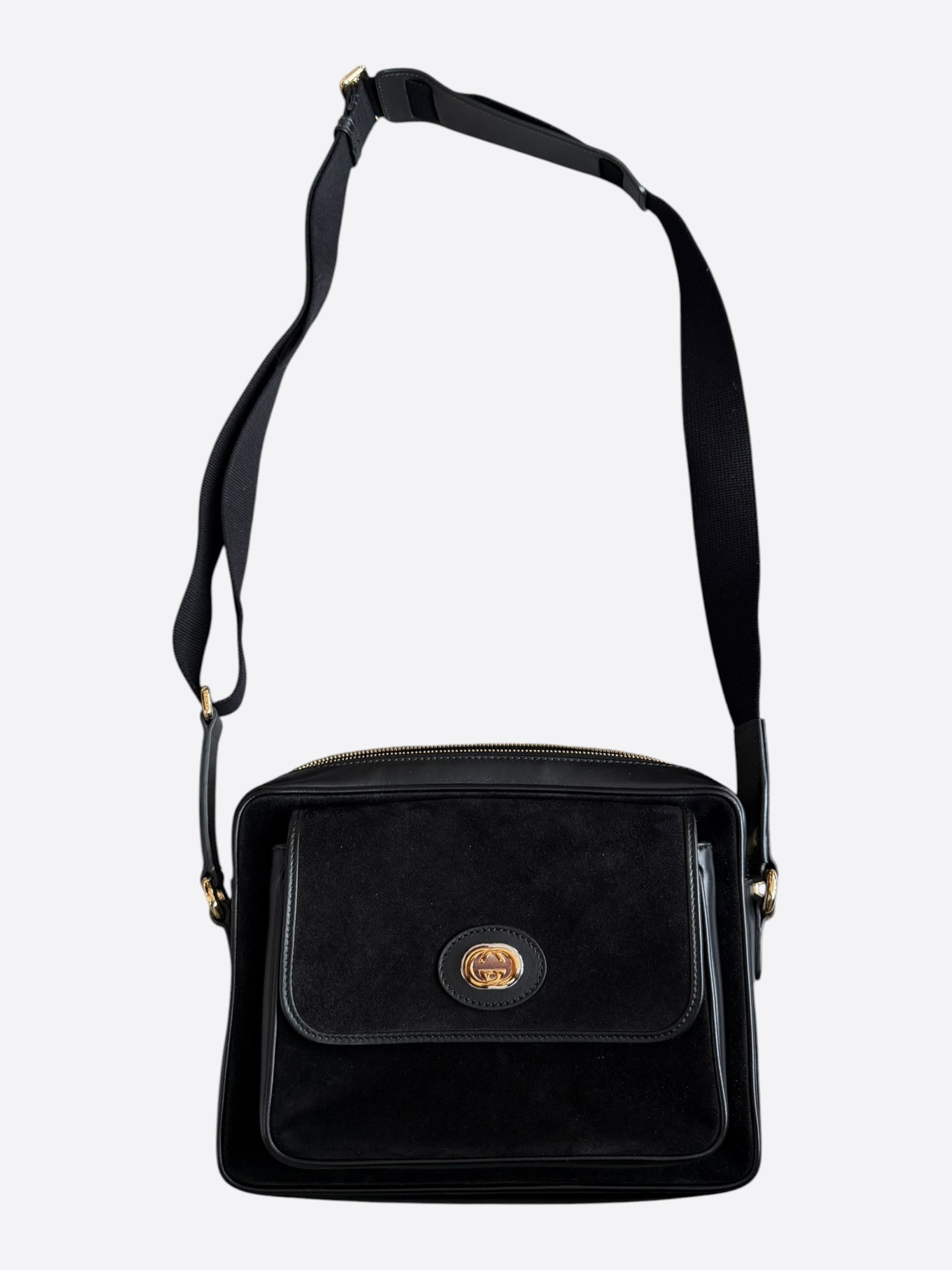 Gucci Gucci Black Morpheus Crossbody Bag Size ONE SIZE - 1 Thumbnail
