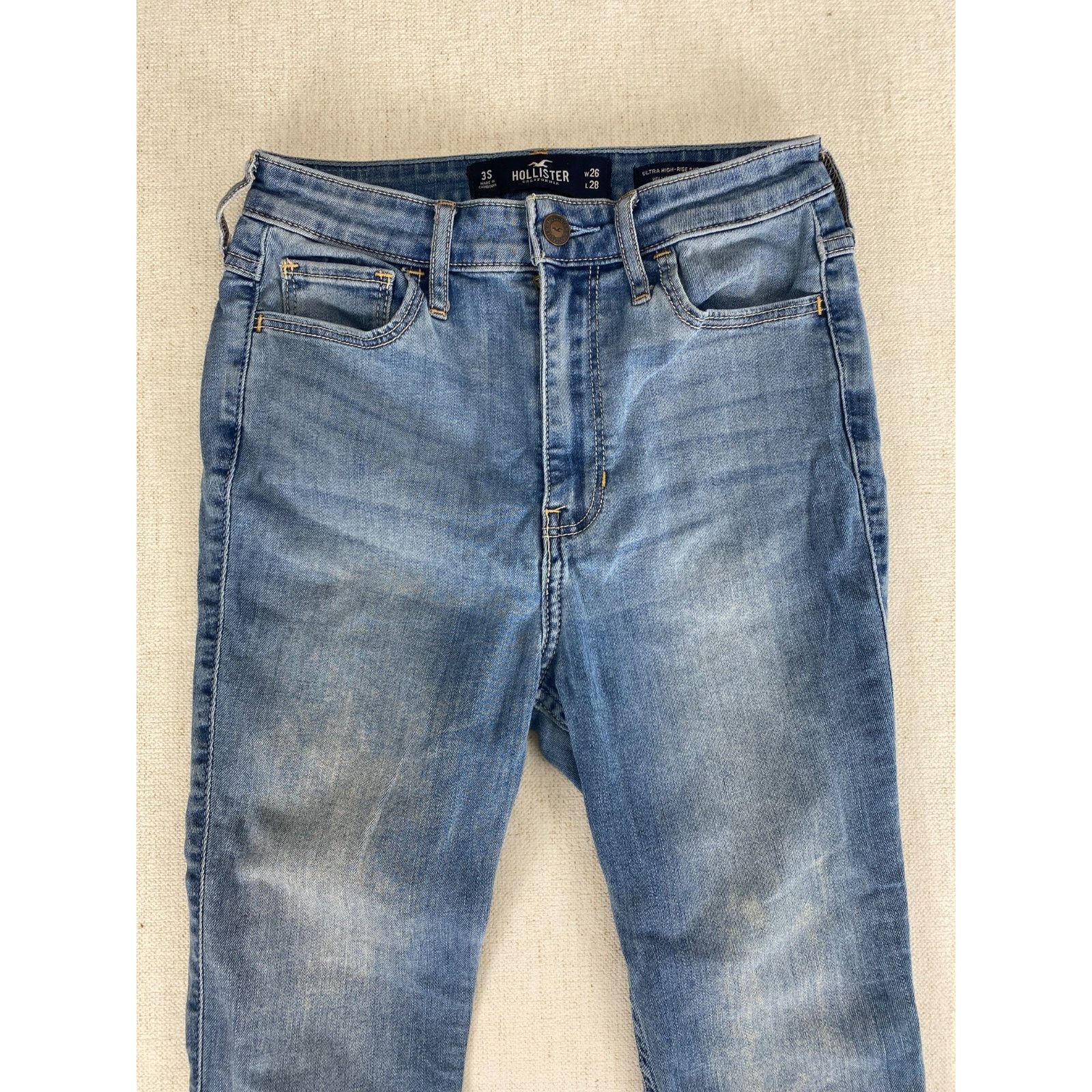 Hollister Hollister Jeans Womens 3 StretchUltra High Rise Super Skinny Size 24" / US 00 / IT 34 - 2 Thumbnail