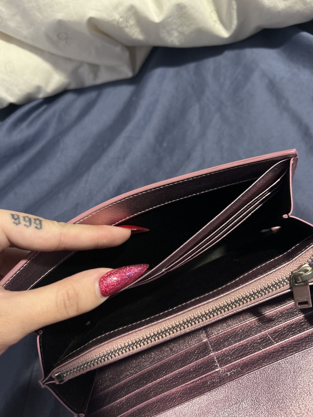 Saint Laurent Paris Saint laurent metallic pink long wallet Size ONE SIZE - 11 Thumbnail