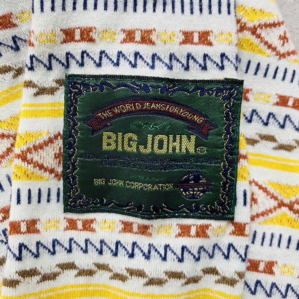 Big John Vintage Big John Tribal Pattern Hoodie Light Cotton Size 160 Size US S / EU 44-46 / 1 - 8 Thumbnail