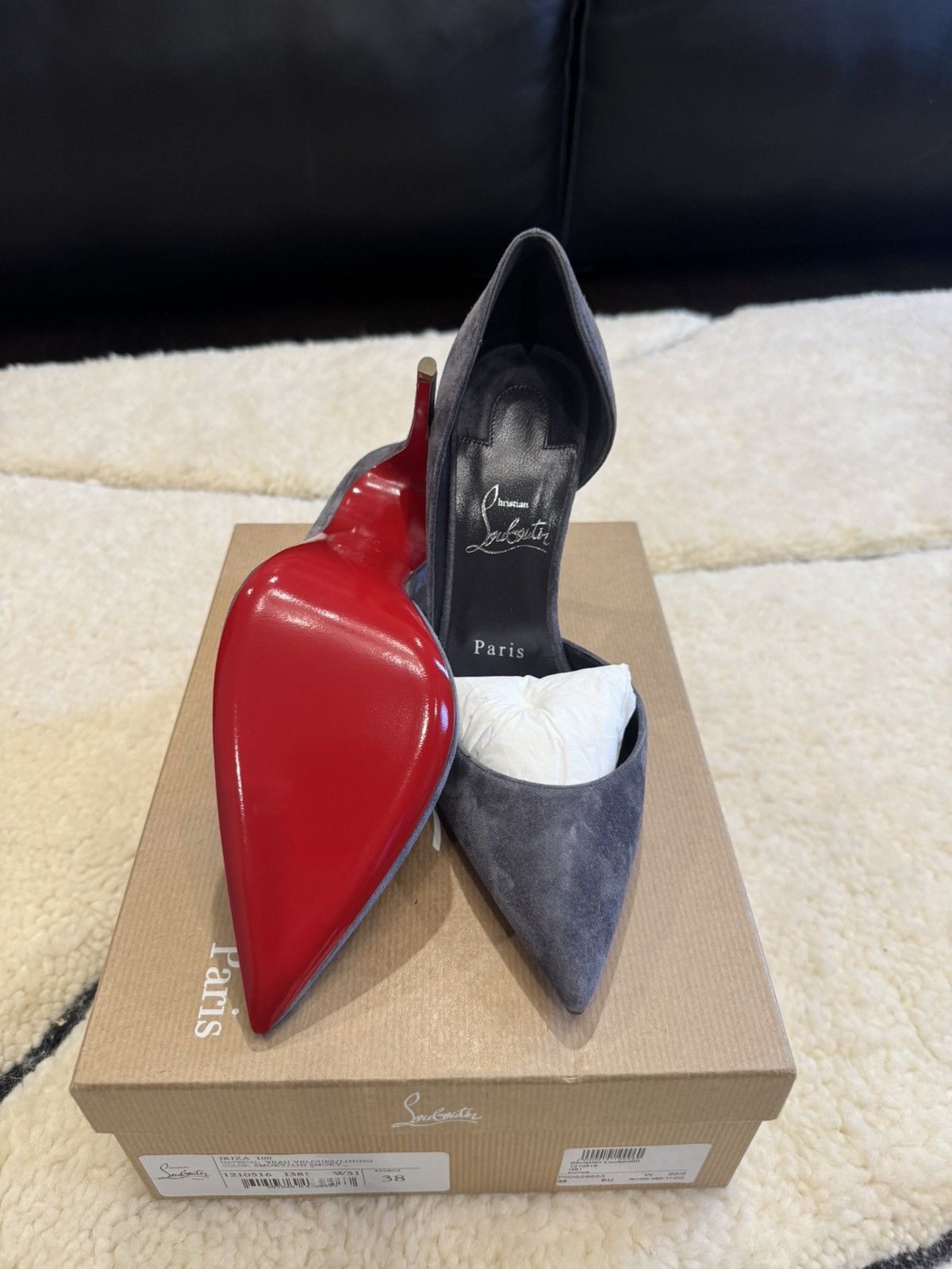 Christian Louboutin Iriza 100 Size US 8 / IT 38 - 3 Thumbnail