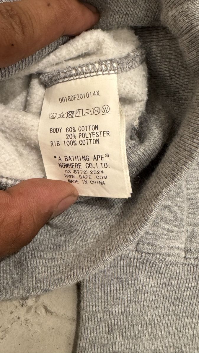 Bape Bape Happy New Year Spell Out Hoodie Grey Size US L / EU 52-54 / 3 - 8 Thumbnail