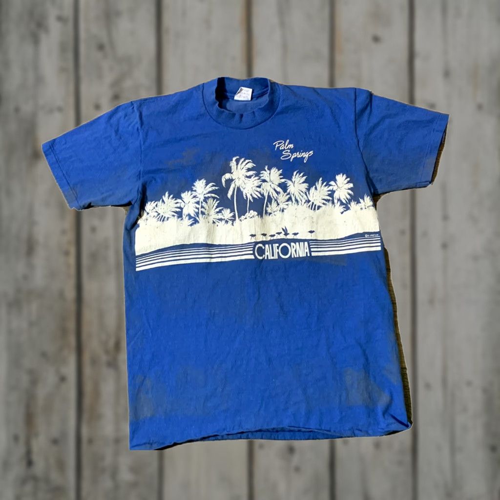 Vintage Palm Springs Mens Shirt Large Size US L / EU 52-54 / 3 - 1 Thumbnail