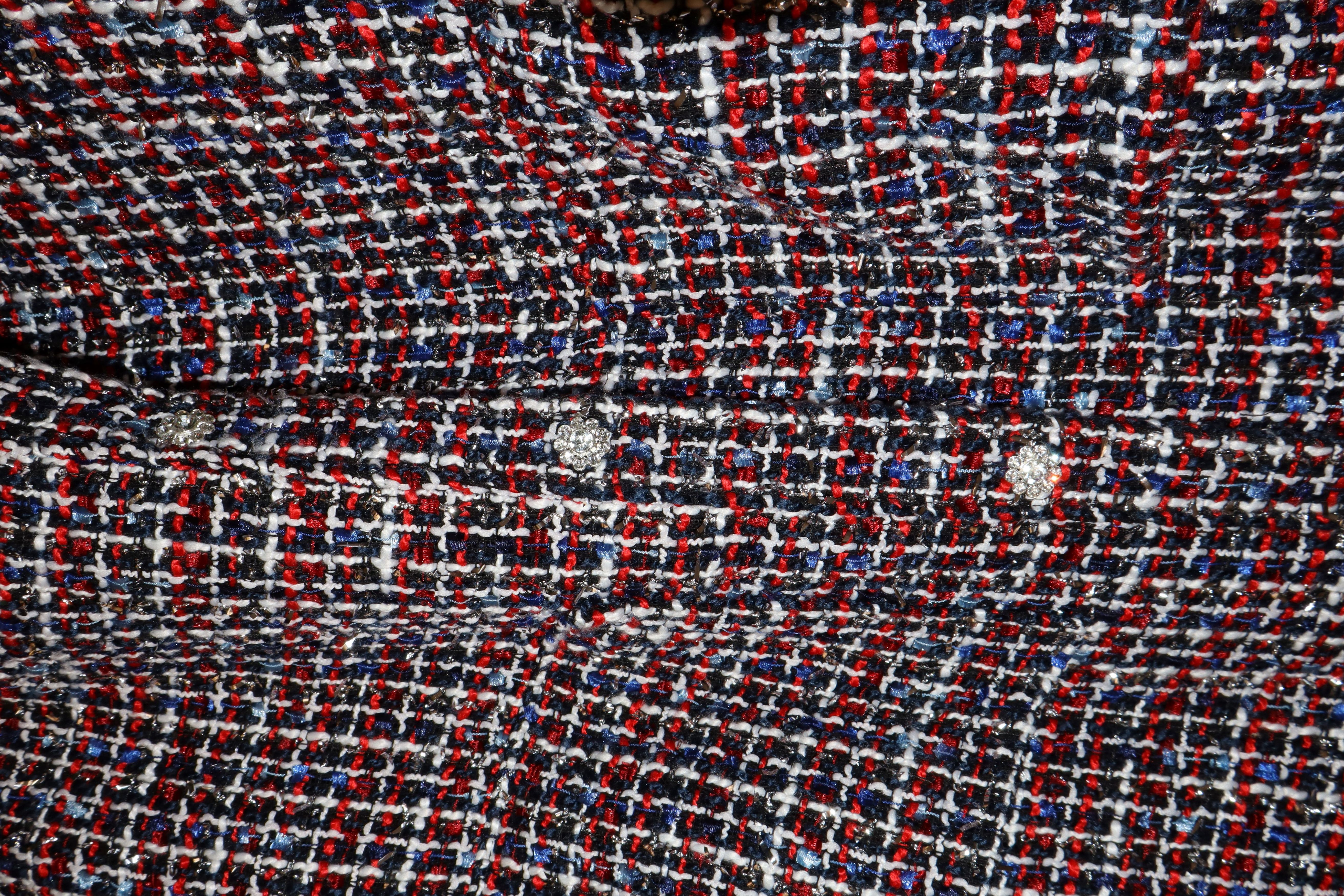 Faith Connexion oversized tweed jewel shirt Size US S / EU 44-46 / 1 - 12 Thumbnail