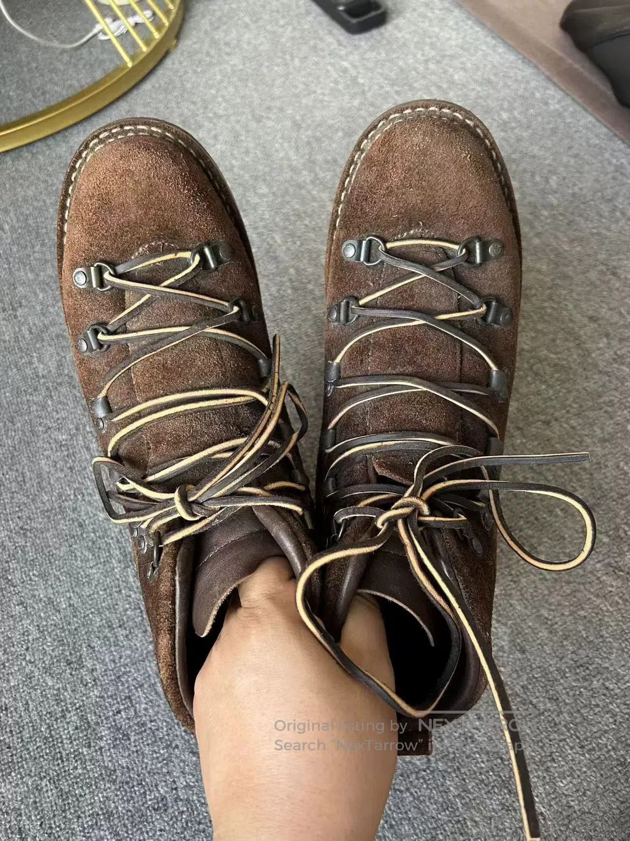Viberg Viberg 7.5 Hiking Boots in Brown. Size US 7.5 / EU 40-41 - 2 Thumbnail