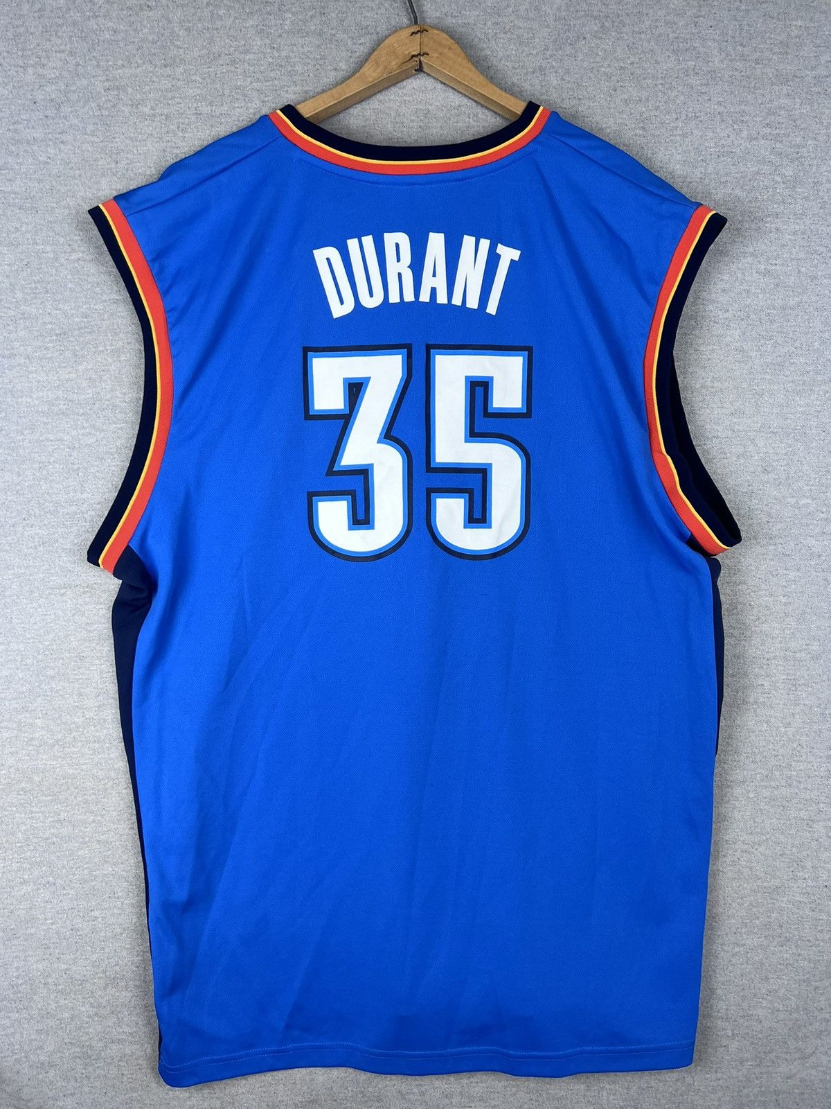 Adidas Vintage Adidas Oklahoma City Thunder Kevin Durant Jersey XL Size US XL / EU 56 / 4 - 5 Thumbnail
