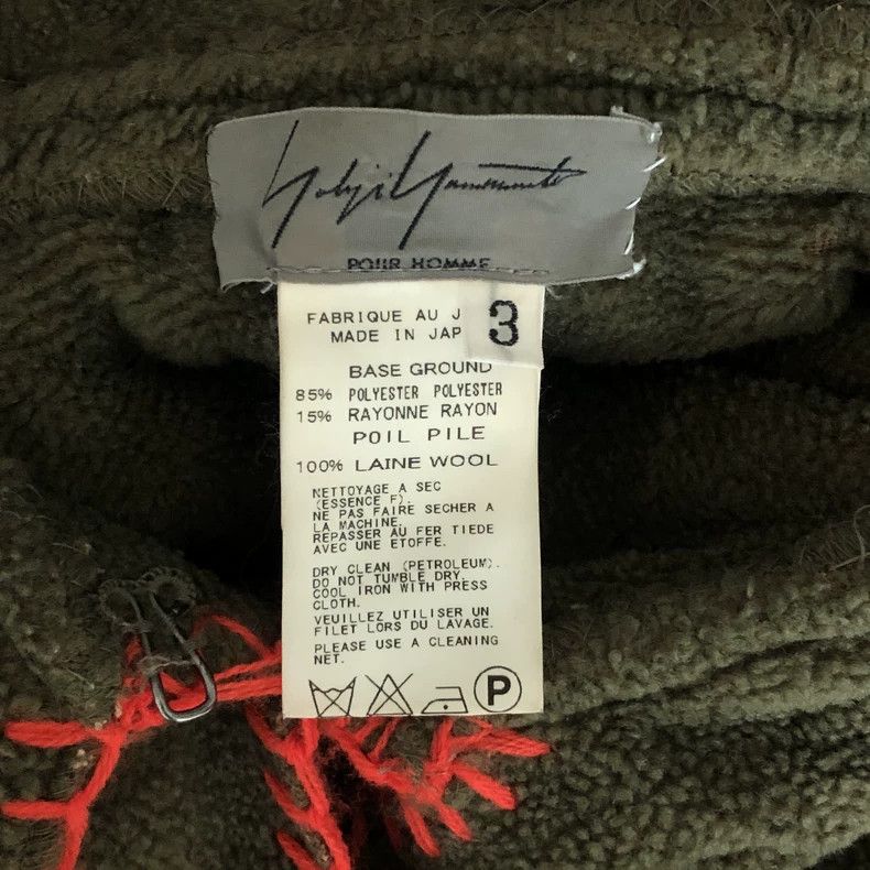 Yohji Yamamoto Yohji Yamamoto 12 aw hand stitched wool poncho cloaks 2501- Size US L / EU 52-54 / 3 - 5 Thumbnail