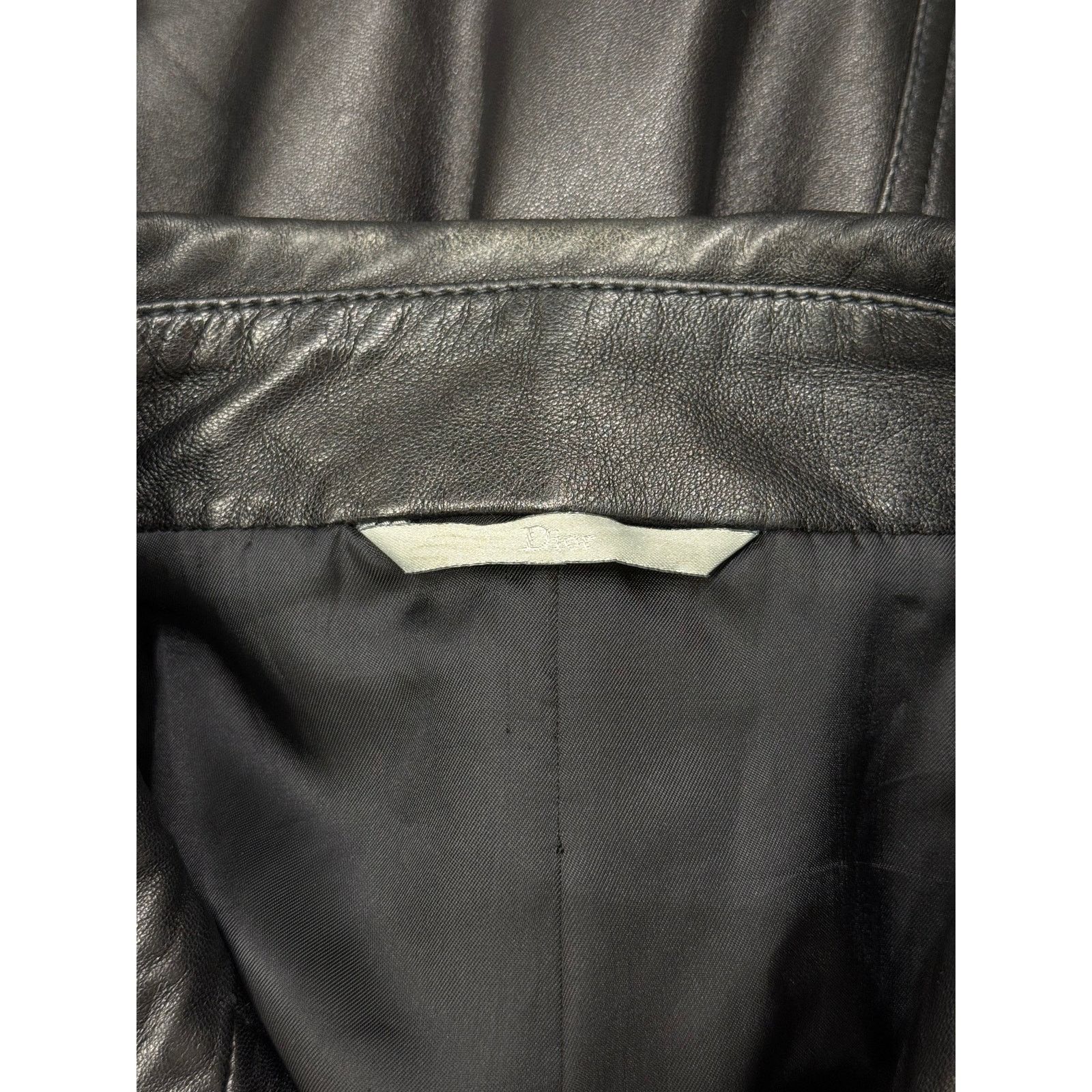 Dior 2010s Dior hybrid varsity leather jacket Size US L / EU 52-54 / 3 - 8 Thumbnail