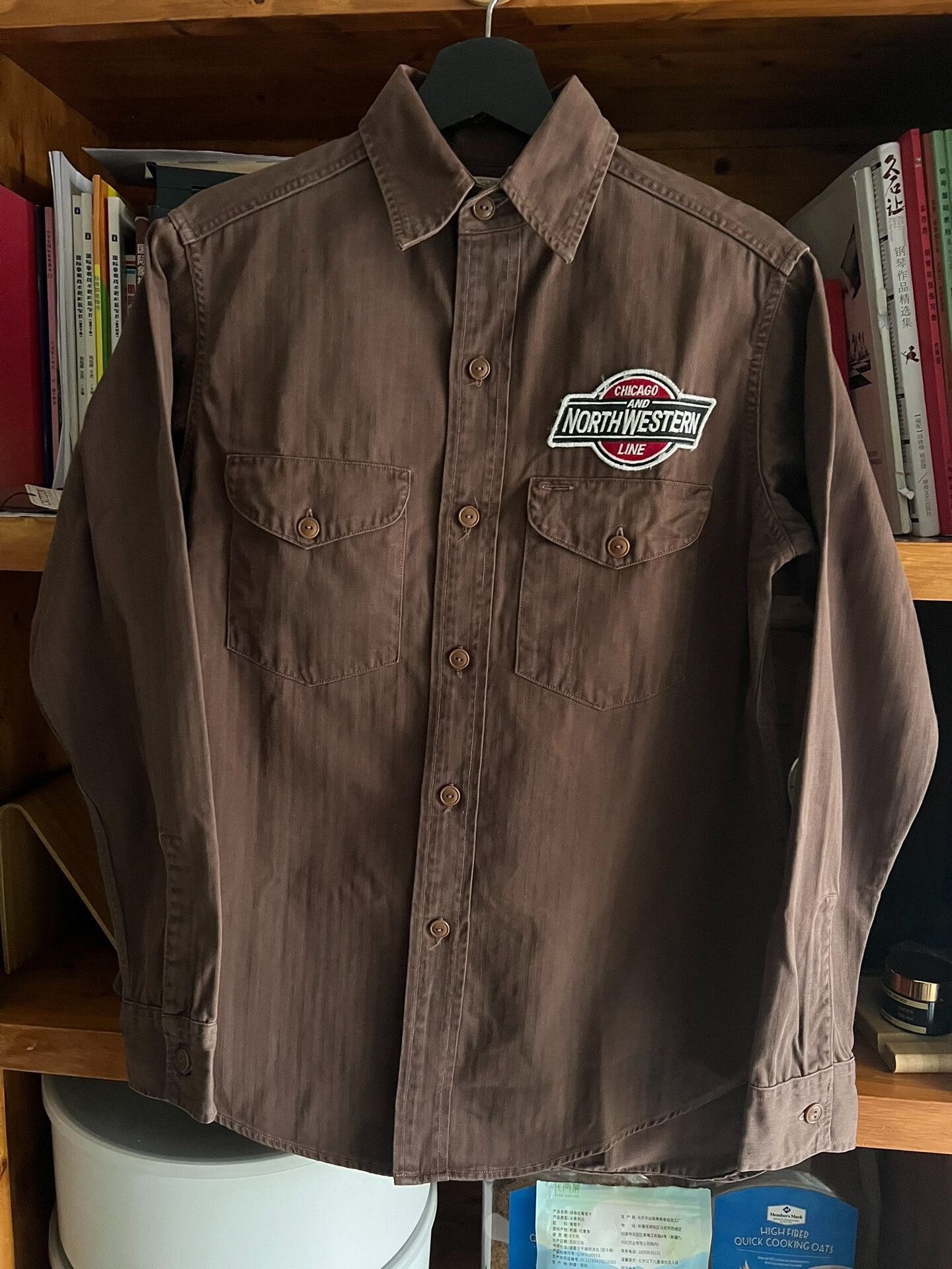 Warehouse Warehouse Vintage Fishbone Workwear Shirt Size US S / EU 44-46 / 1 - 1 Thumbnail