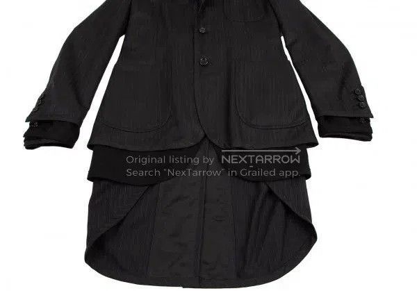 Comme des Garcons COMME des GARCONS HOMME PLUS Layered Blazer. Size US XS / EU 42 / 0 - 8 Thumbnail
