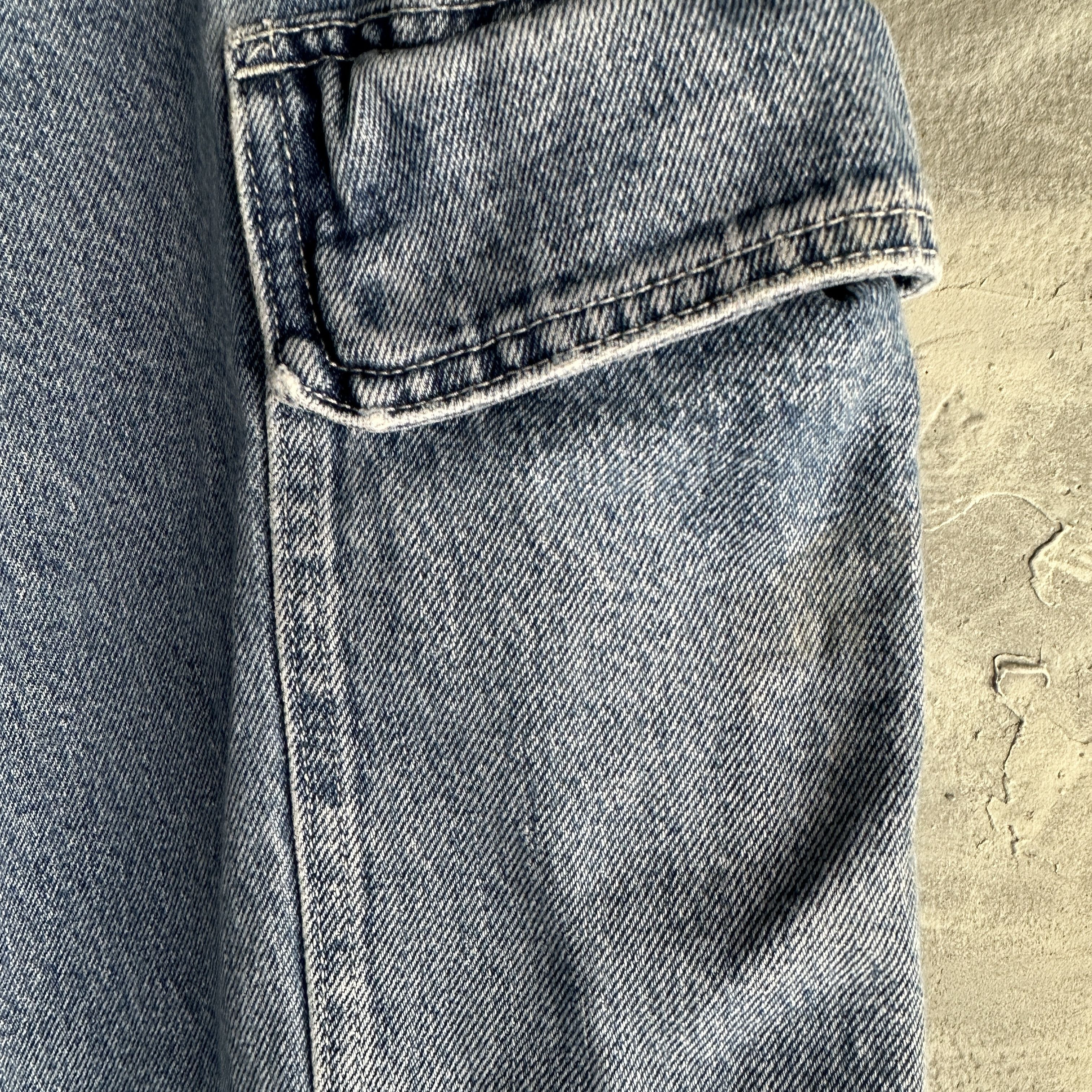 Levi's Vtg Levi's SilverTab Cargo Jeans Mens Baggy Flap Pocket Size US 33 - 9 Thumbnail