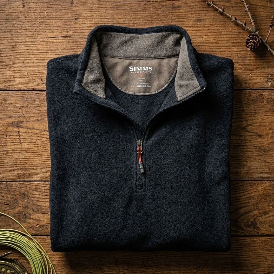 Simms SIMMS Fishing Products Men's Quarter-Zip Fleece Pullover Size US S / EU 44-46 / 1 - 4 Thumbnail