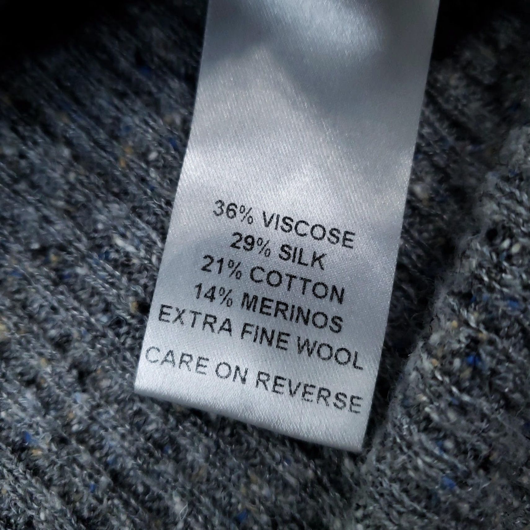 Billy Reid VINTAGE Billy Reid Sweater Womens XXS Gray V Neck Made In Italy Silk Wool Blend Size XXS / US 00 / IT 34 - 7 Thumbnail