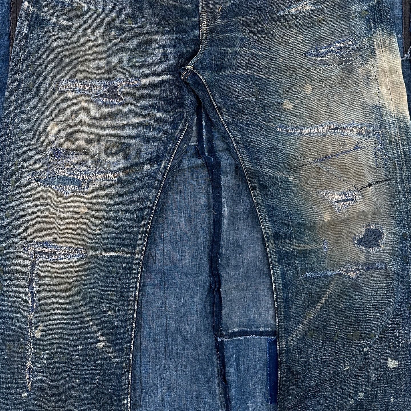 Kapital × Kapital Kountry Boro Redux buckle back selvedge denim boot flare cut Size US 38 / EU 54 - 14 Thumbnail