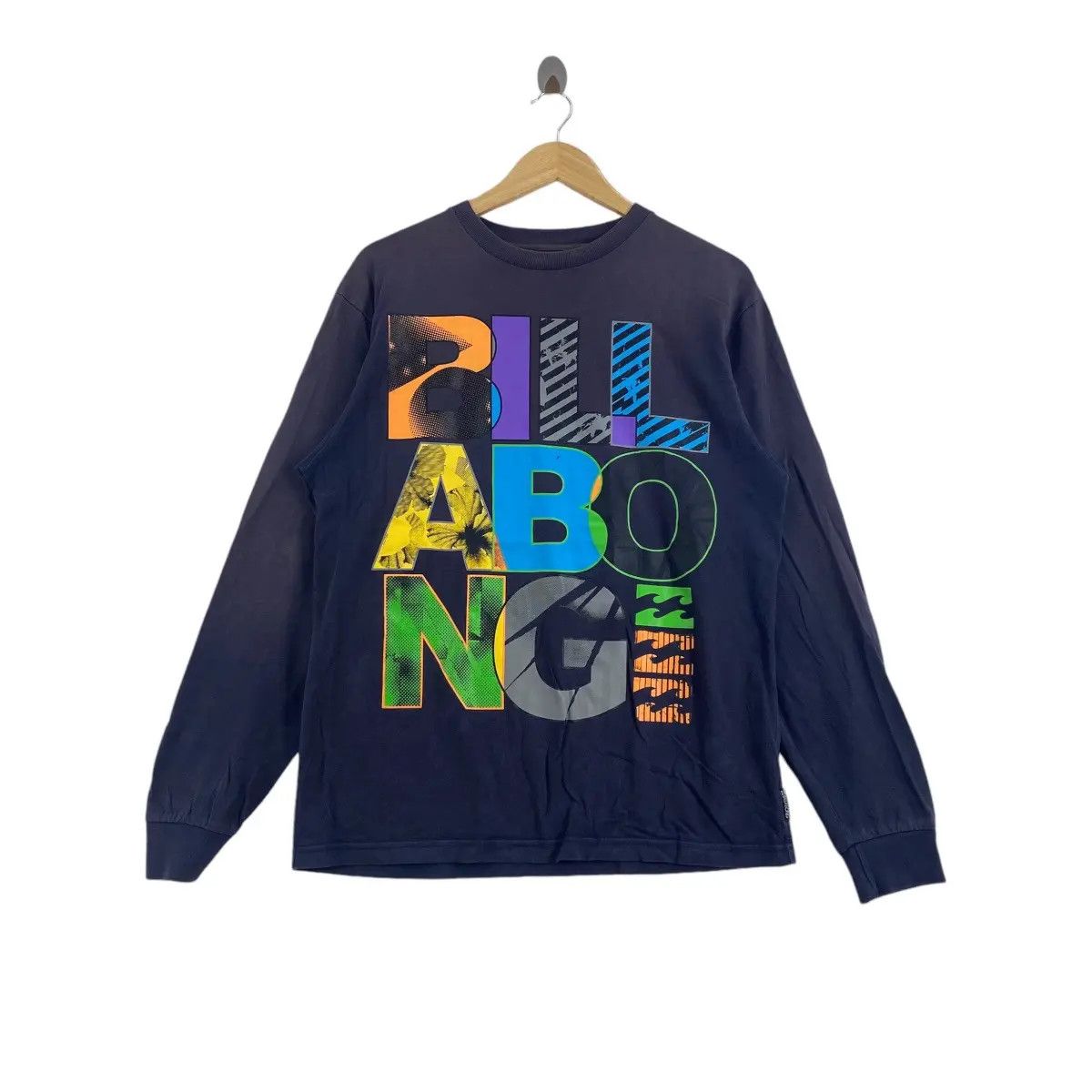 Billabong BILLABONG SURF Natural Sun Faded Big Logo Tee Shirt Top Size US XL / EU 56 / 4 - 1 Thumbnail