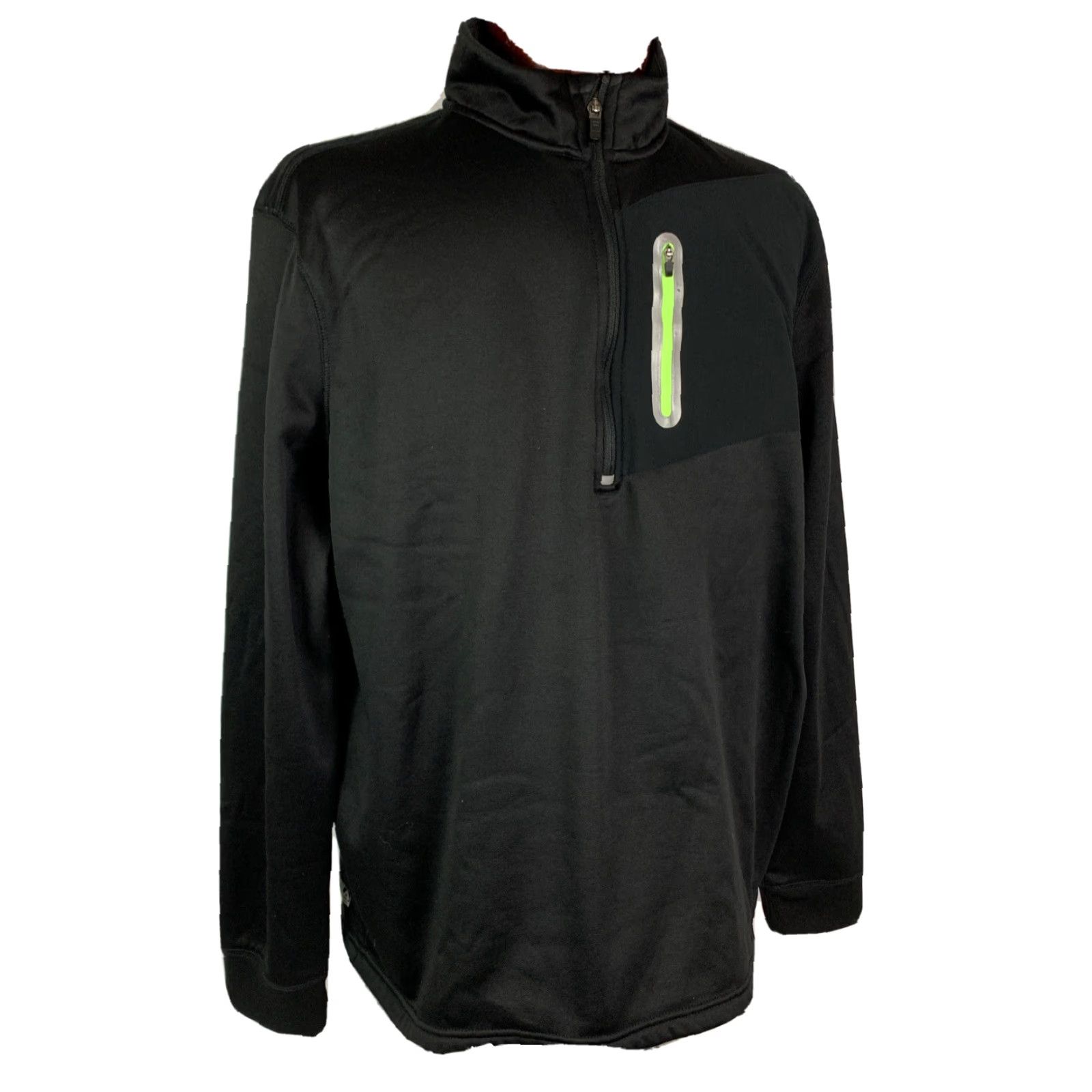 Fila VINTAGE XL Fila Sport Men's Black Fleece Lined Activewear Pullover Top Size US XL / EU 56 / 4 - 2 Thumbnail