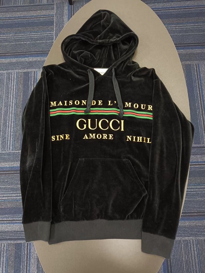 Gucci Classic logo hooded sweatshirt 2504-Nextarrow