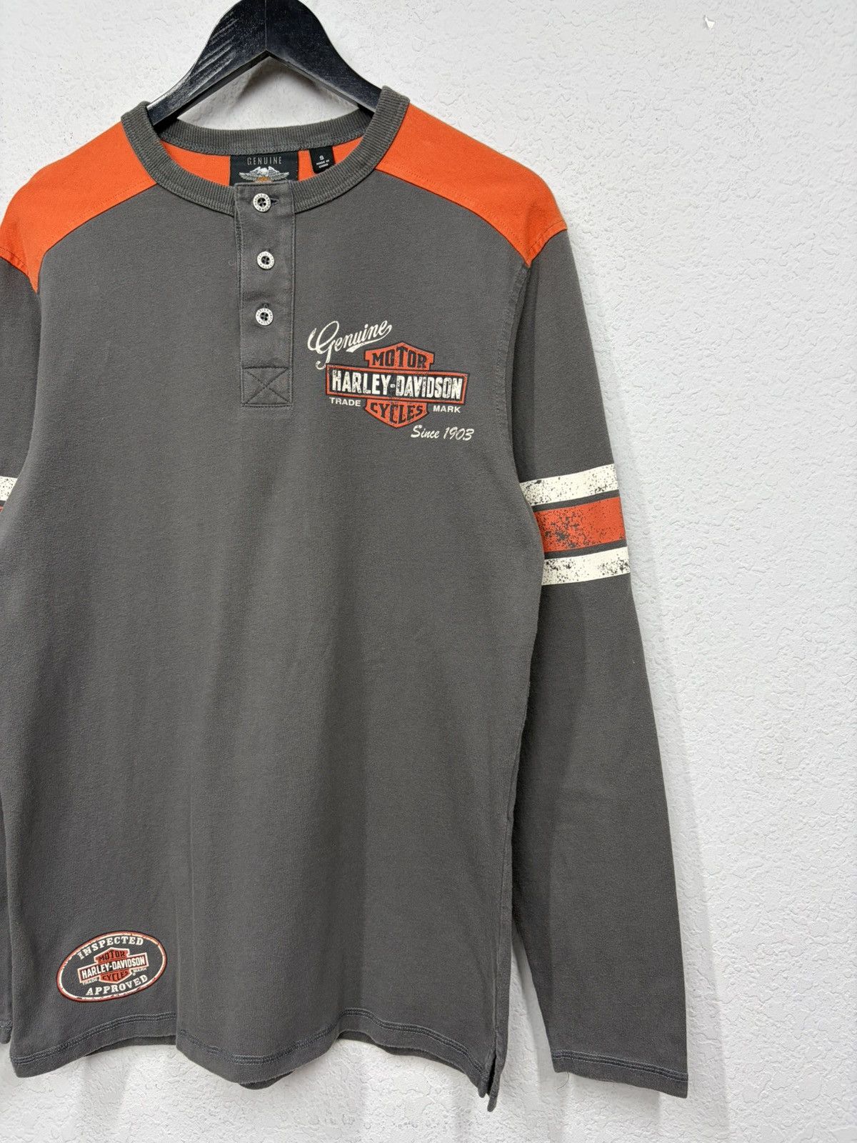 Harley Davidson Vintage Harley-Davidson Long Sleeve Tee Biker Graphic Y2K Size US L / EU 52-54 / 3 - 7 Thumbnail