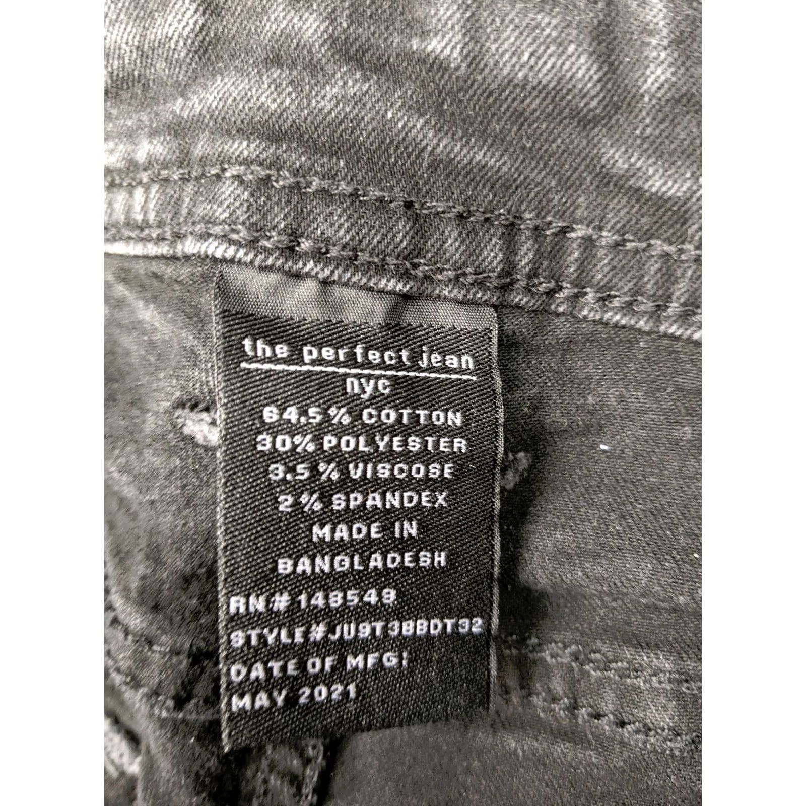 Madewell Madewell The Perfect Jean NYC Athletic Fit Denim Jeans 29x32 Black Med Wash Press Fade Skinny Women Mens Size 30" / US 8 / IT 44 - 5 Thumbnail