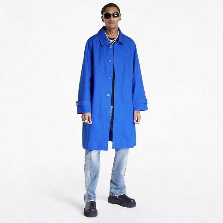 Adidas F/W’2022 ADIDAS Blue Version Essentials Mackintosh Jacket Size US L / EU 52-54 / 3 - 1 Thumbnail