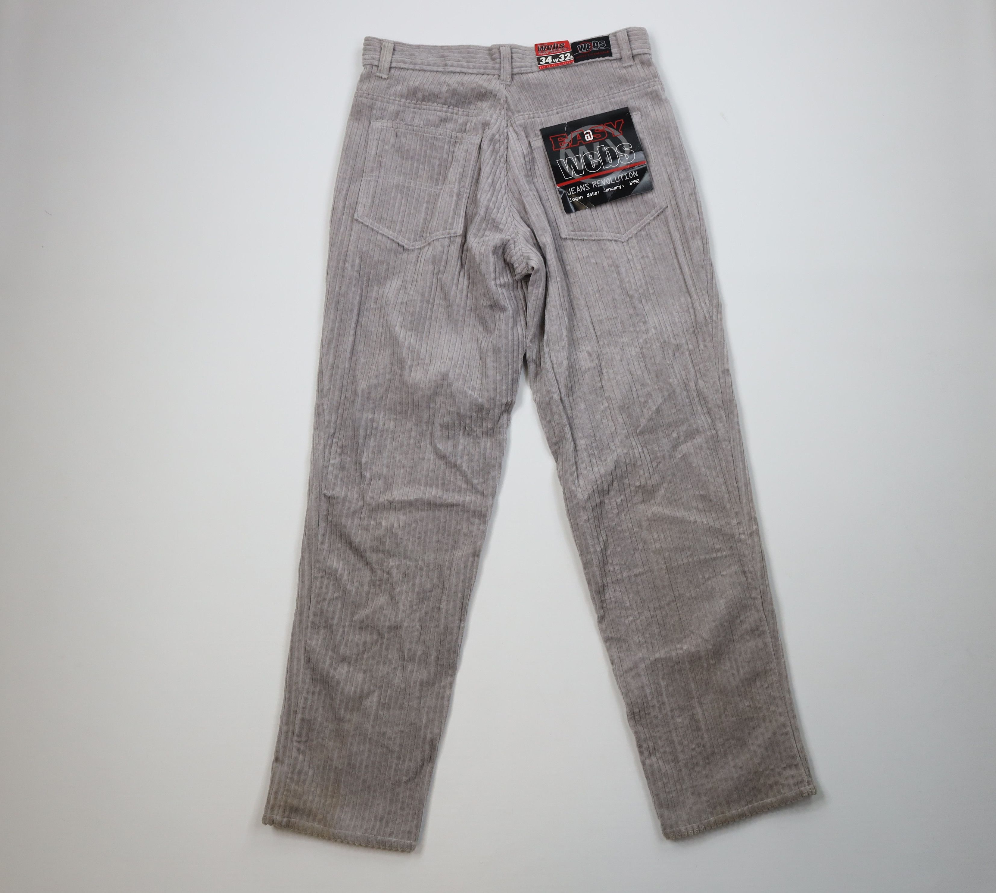 Vintage Deadstock Vintage 90s Streetwear Elephant Corduroy Pants Size US 32 / EU 48 - 11 Thumbnail