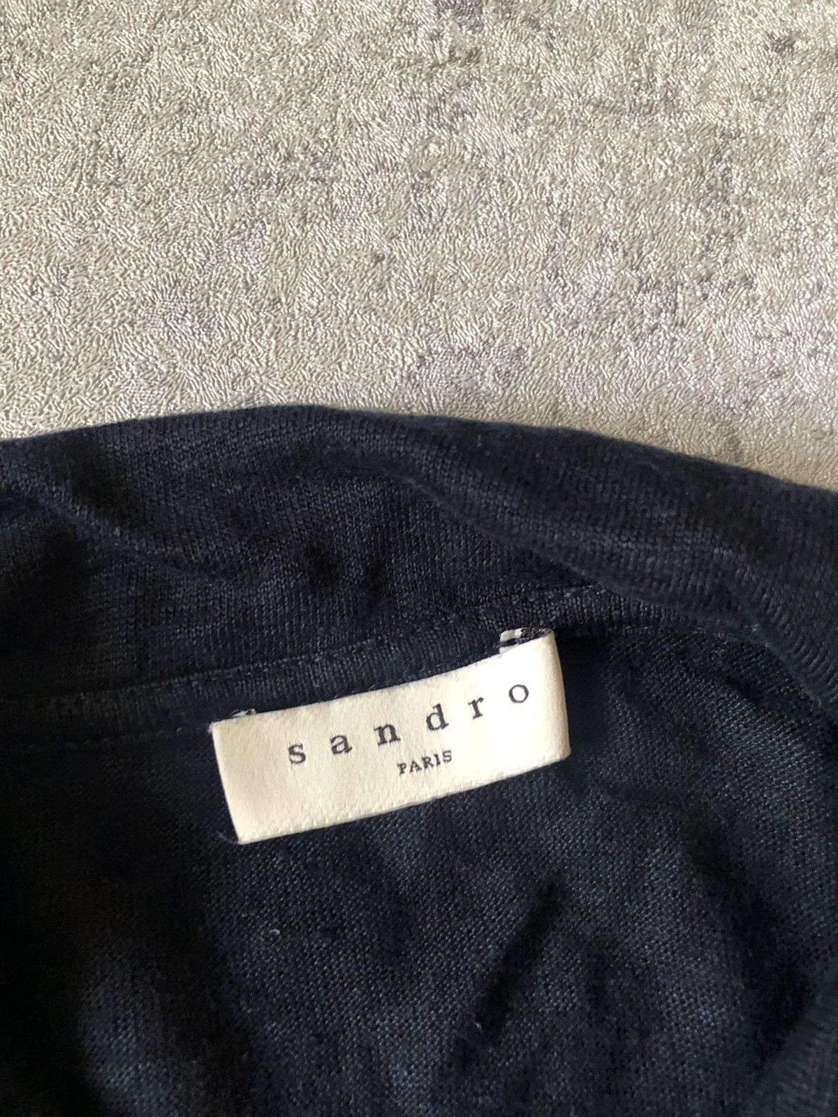 Designer × Sandro SANDRO PARIS LINEN POLO Size L / US 10 / IT 46 - 2 Thumbnail