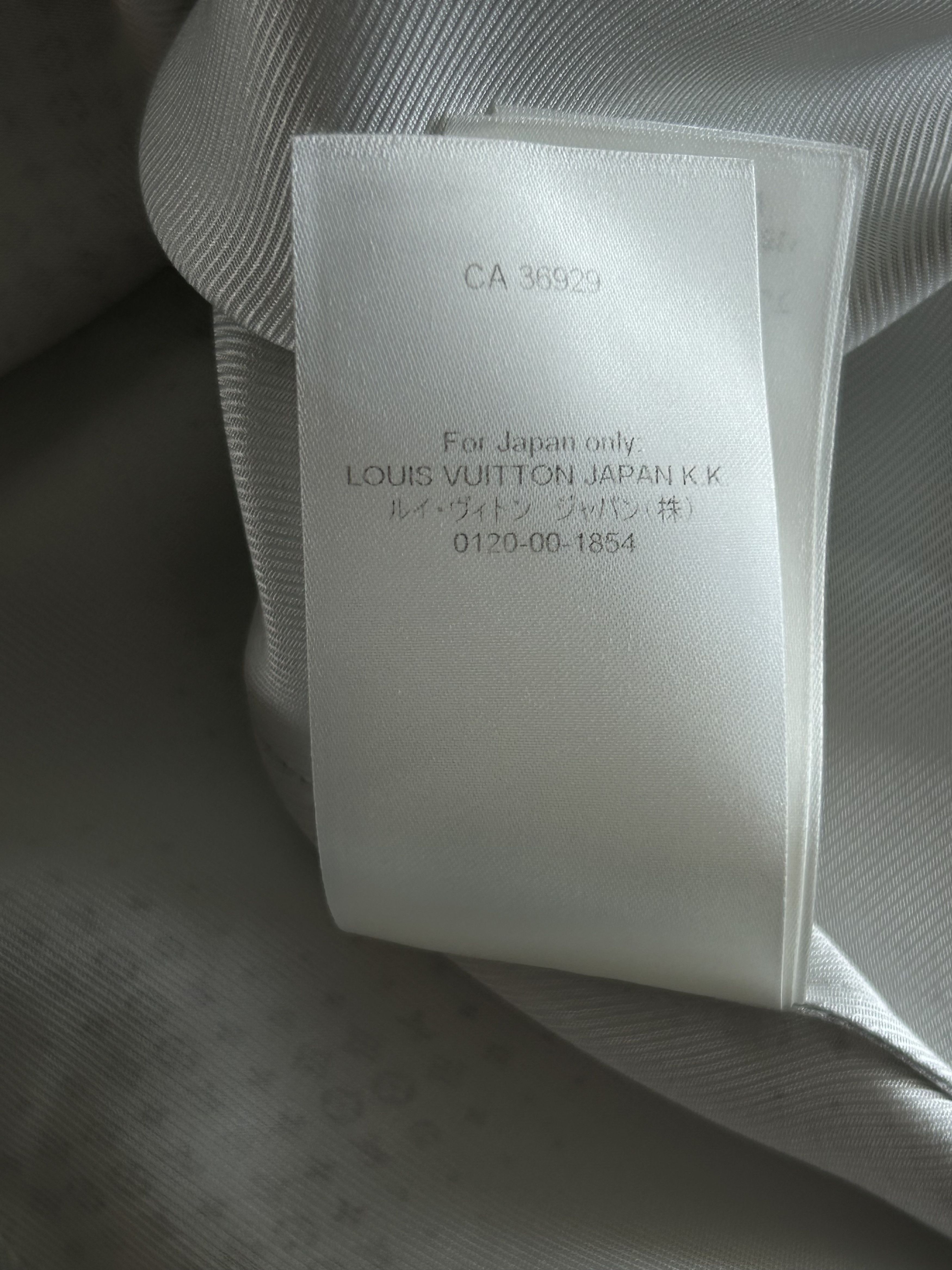 Louis Vuitton Louis Vuitton Grey LV Pixel Monogram Silk Button Up Shirt Size US XXL / EU 58 / 5 - 8 Thumbnail