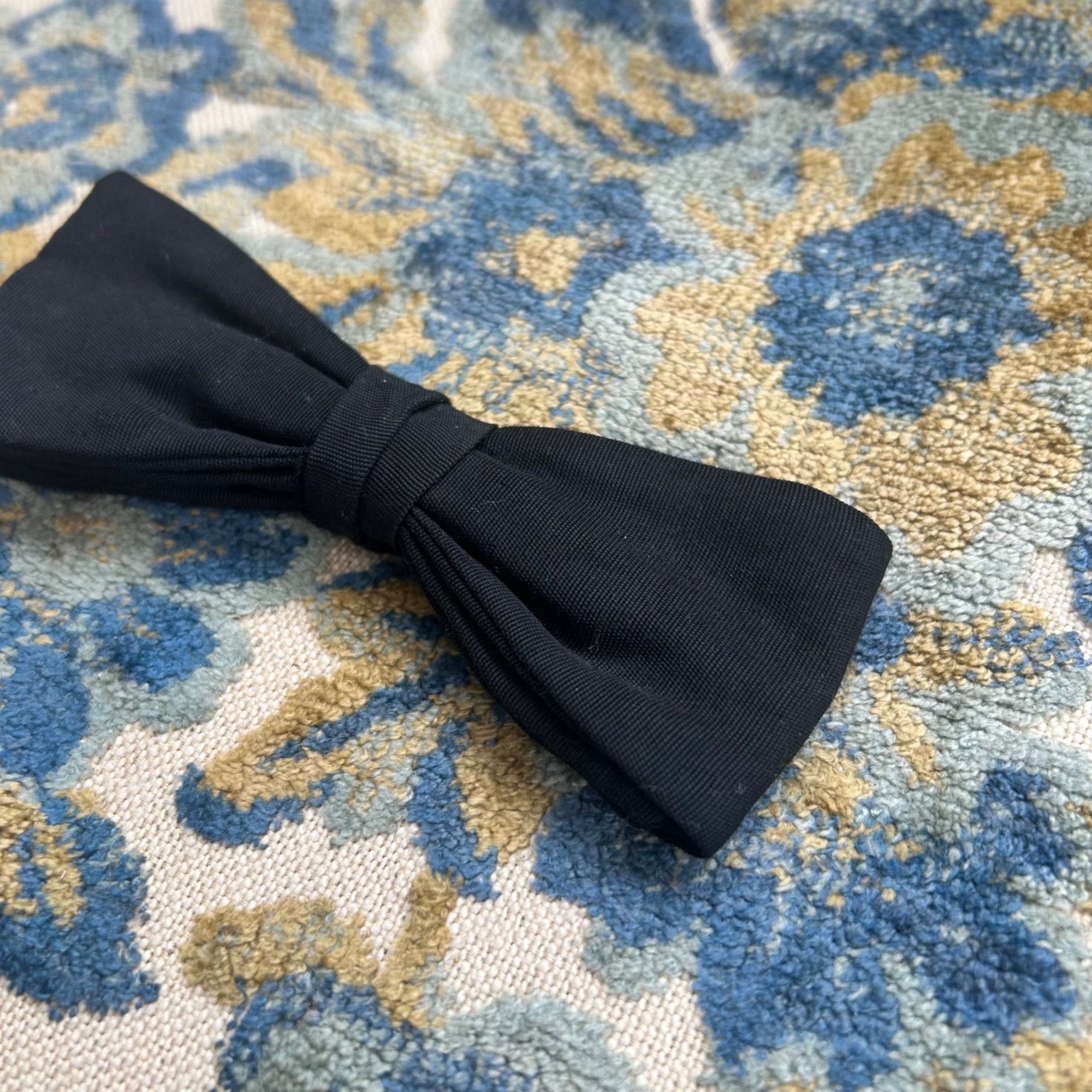 Vintage Vintage Patent Clasp Co Black Bow Tie Classic Dapper USA Size ONE SIZE - 6 Thumbnail