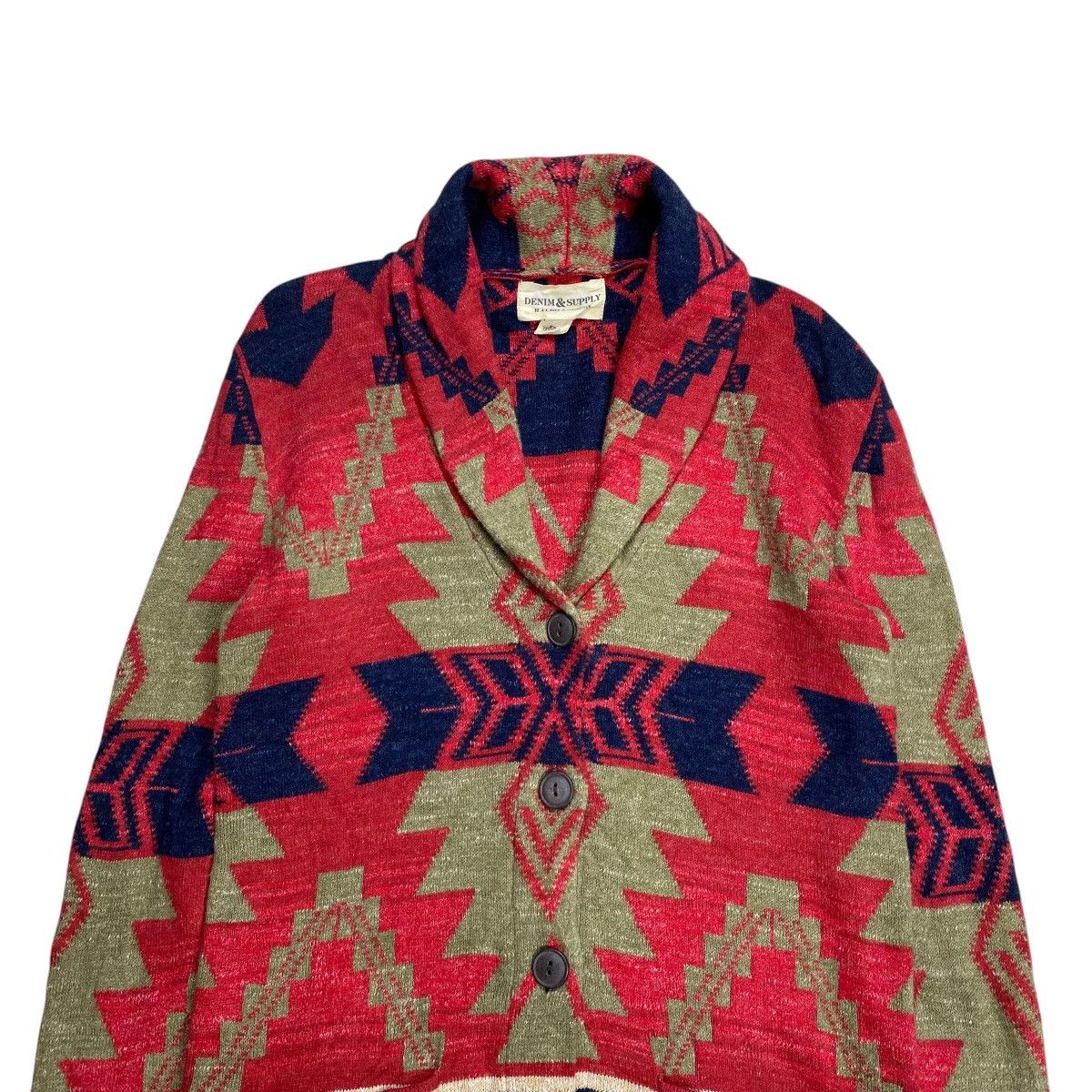 Denim & Supply Ralph Lauren Denim&Supply Ralph Lauren Shawl Collar Navajo Knitwear Size US XS / EU 42 / 0 - 3 Thumbnail
