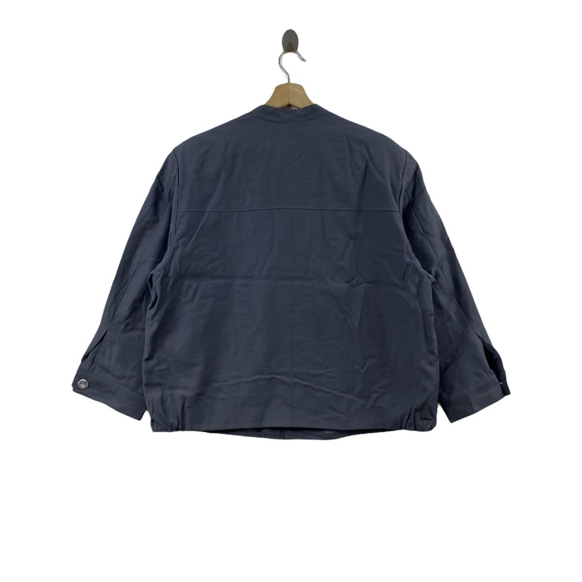 Ermenegildo Zegna × Vintage Vintage ERMENEGILDO ZEGNA ITALY Pockets Grey Short Wool Coat Size XL / US 12-14 / IT 48-50 - 3 Thumbnail