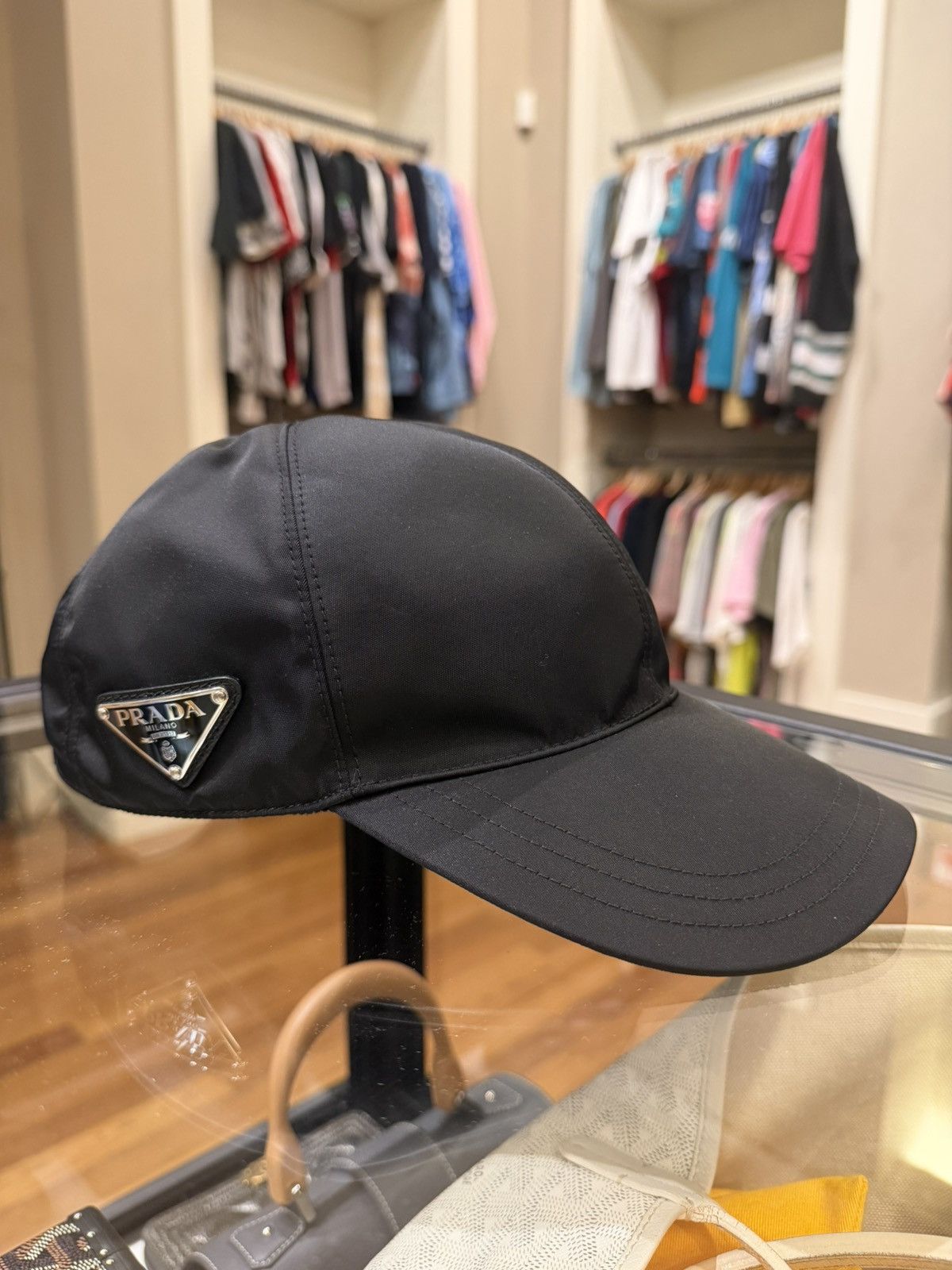 Prada Prada Re Nylon Hat - Black Size ONE SIZE - 1 Thumbnail