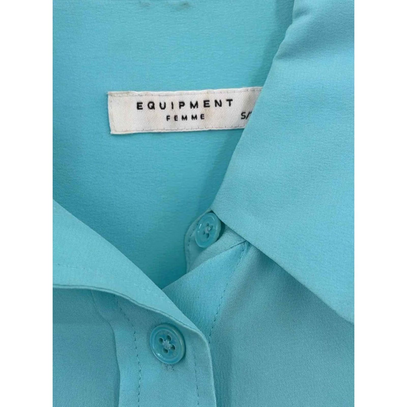Equipment Equipment Blue Button Down Shirt Small Adult? Size S / US 4 / IT 40 - 3 Thumbnail