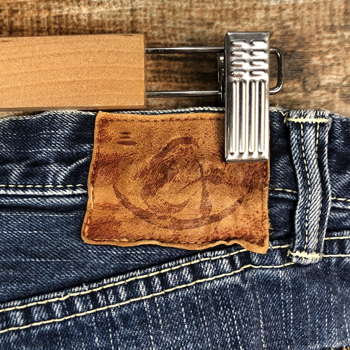 Eternal DL Eternal Blue Distressed Denim Pants #C143 Size US 29 - 17 Thumbnail