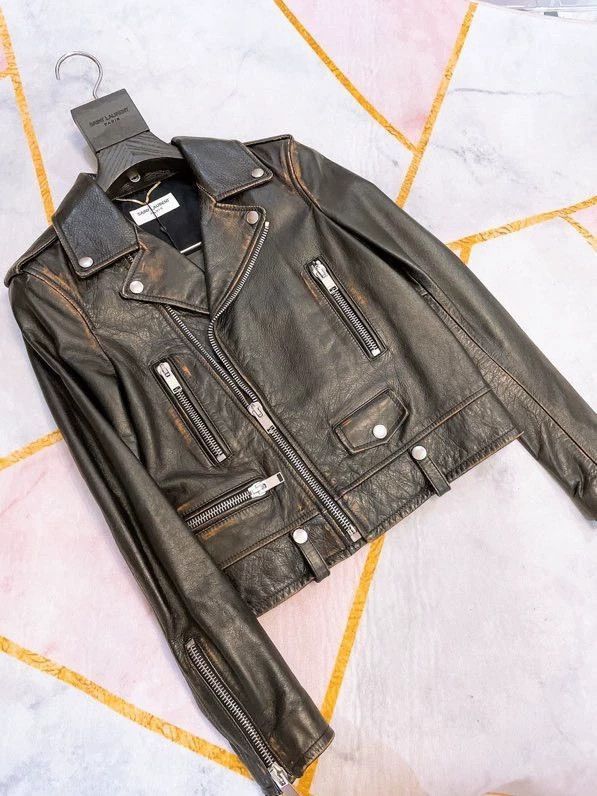 Saint Laurent Paris Saint Laurent Paris Tailored motorcycle leather jacket-2506 Size US S / EU 44-46 / 1 - 3 Thumbnail