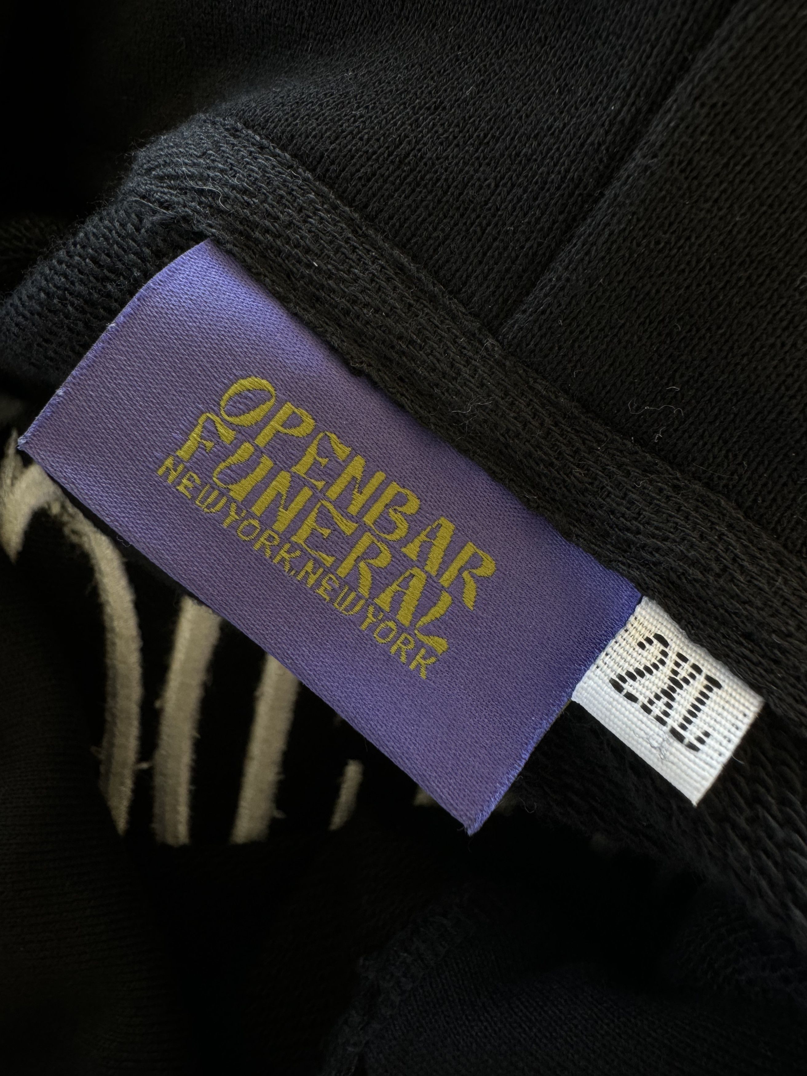Vintage Open Bar Funeral Under God Over You Cropped Hoodie Size US XXL / EU 58 / 5 - 6 Thumbnail