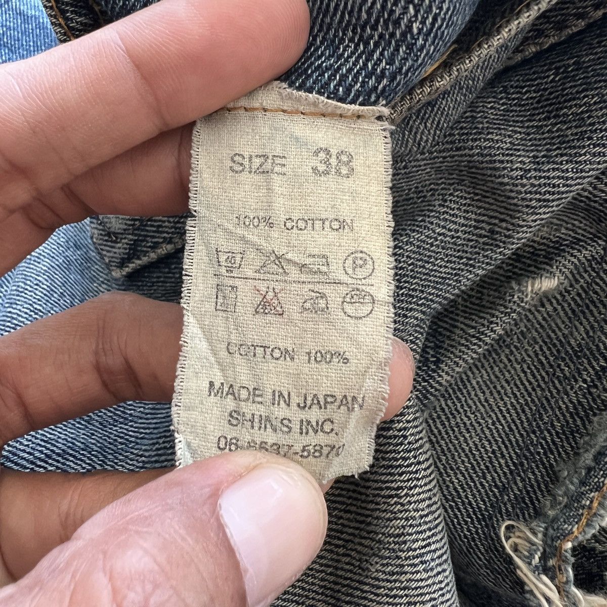 Denime Vintage Denime Authentic Selvedge Denim Jeans Made In Japan Size US 36 / EU 52 - 15 Thumbnail
