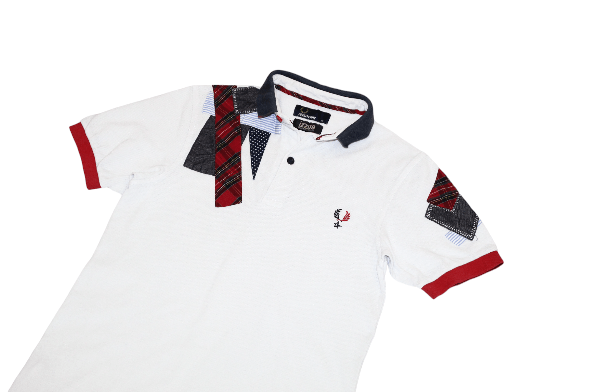 Fred Perry Fred Perry x IZZUE Patchwork Pique Polo Shirt Size US XS / EU 42 / 0 - 5 Thumbnail