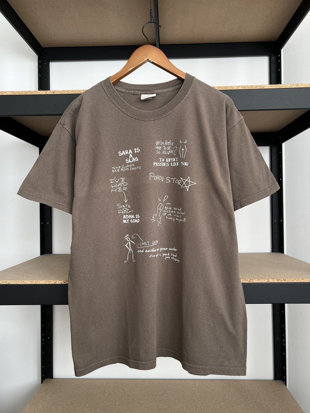 Vintage Vintage Porn Star PornStar Sex Sexy Girl Hook Ups T-shirt Size US L / EU 52-54 / 3 - 3 Thumbnail