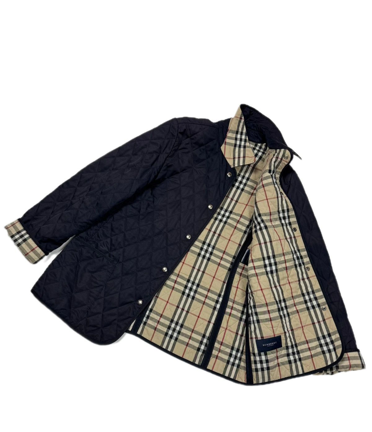 Burberry BURBERRY JACKET CARPING VINTAGE WOMANS MADE IN ENGLAND 🏴󠁧󠁢󠁥󠁮󠁧󠁿 Size L / US 10 / IT 46 - 1 Thumbnail