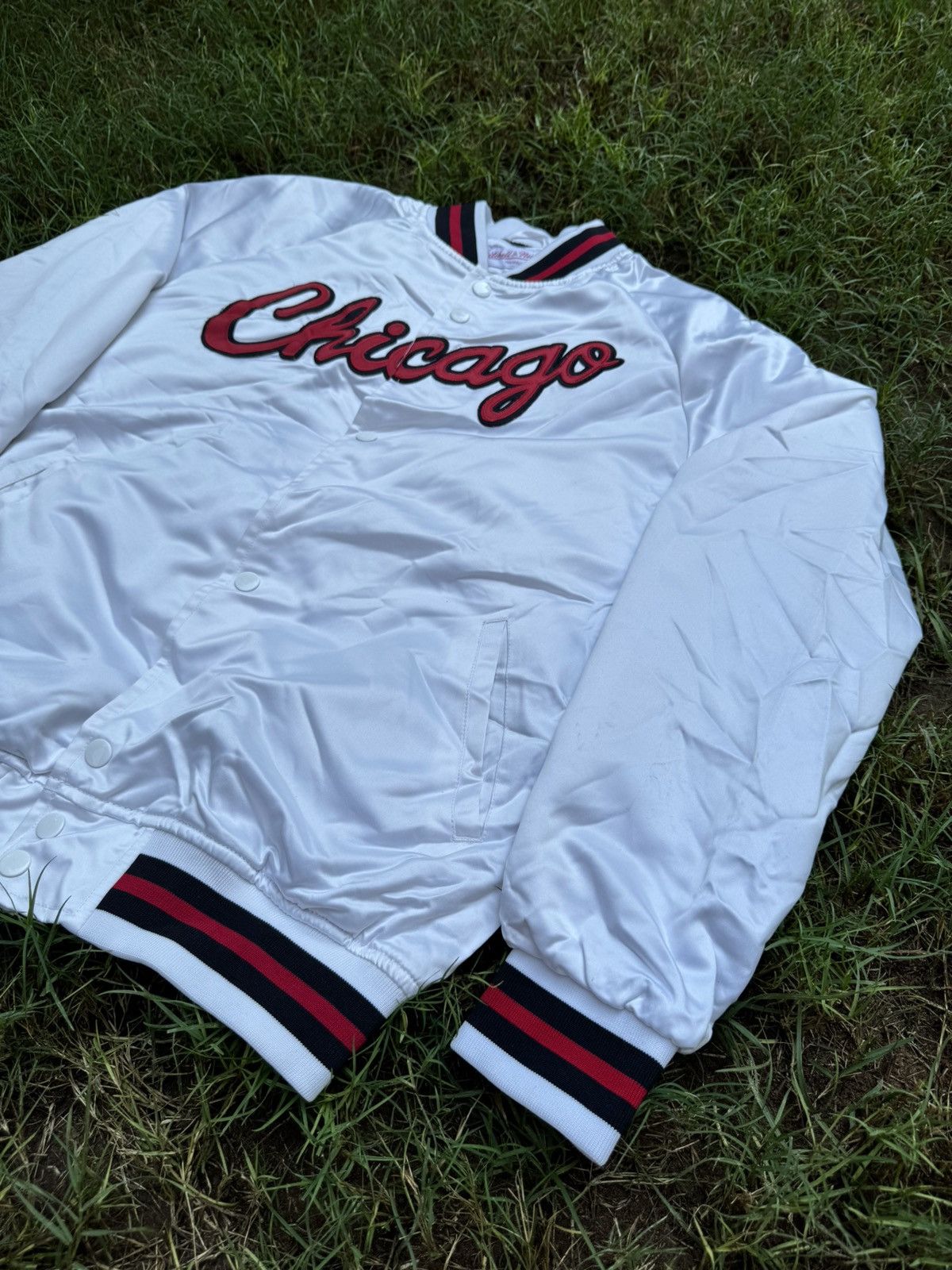 Mitchell & Ness Men's Mitchell & Ness NBA Chicago Bulls White Size US M / EU 48-50 / 2 - 6 Thumbnail