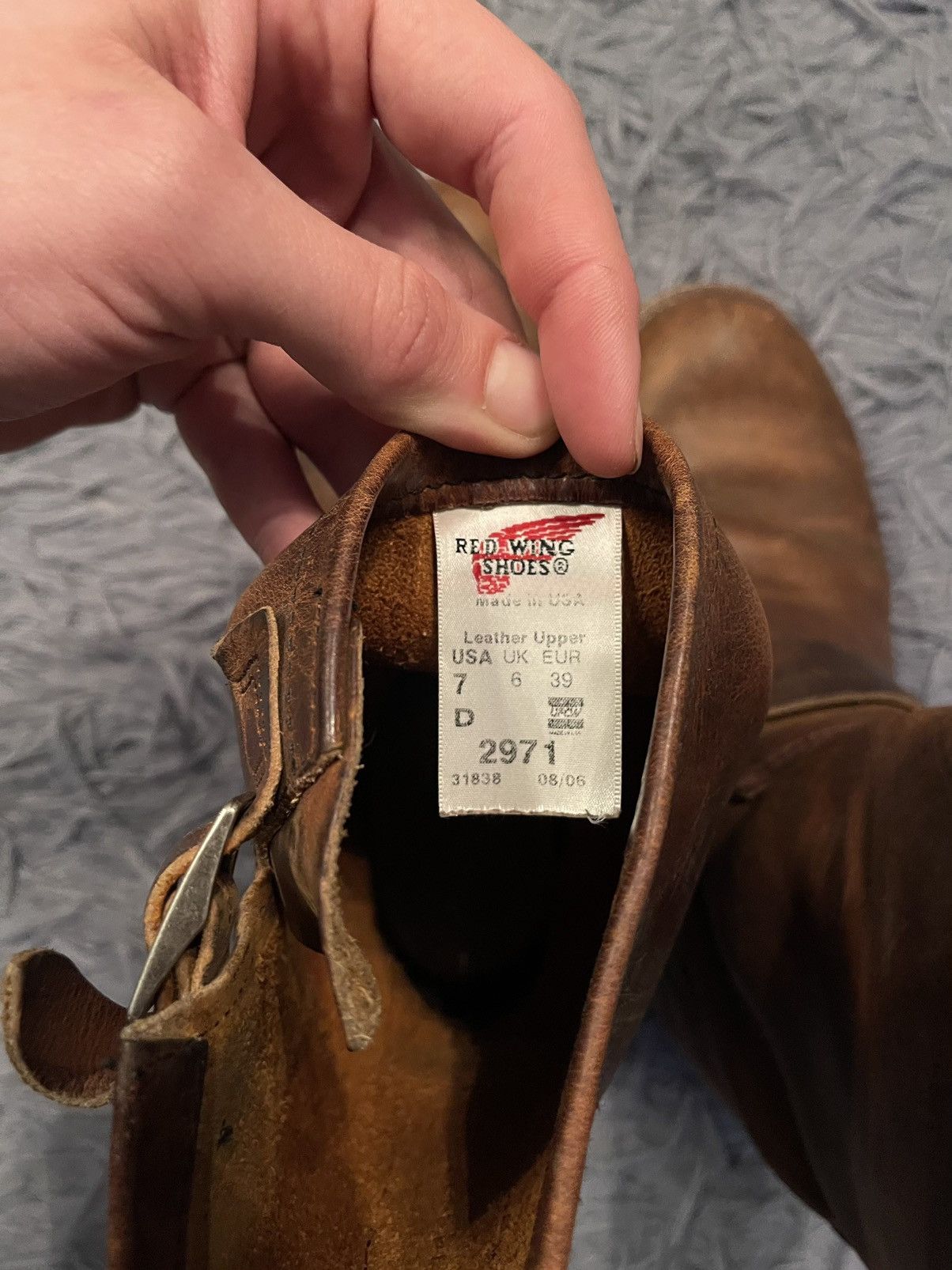 Red Wing 00s vintage real leather engineer boots 2971
