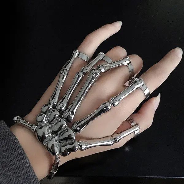 VIBE Silver color exo-skeleton bracelet Size ONE SIZE - 4 Thumbnail