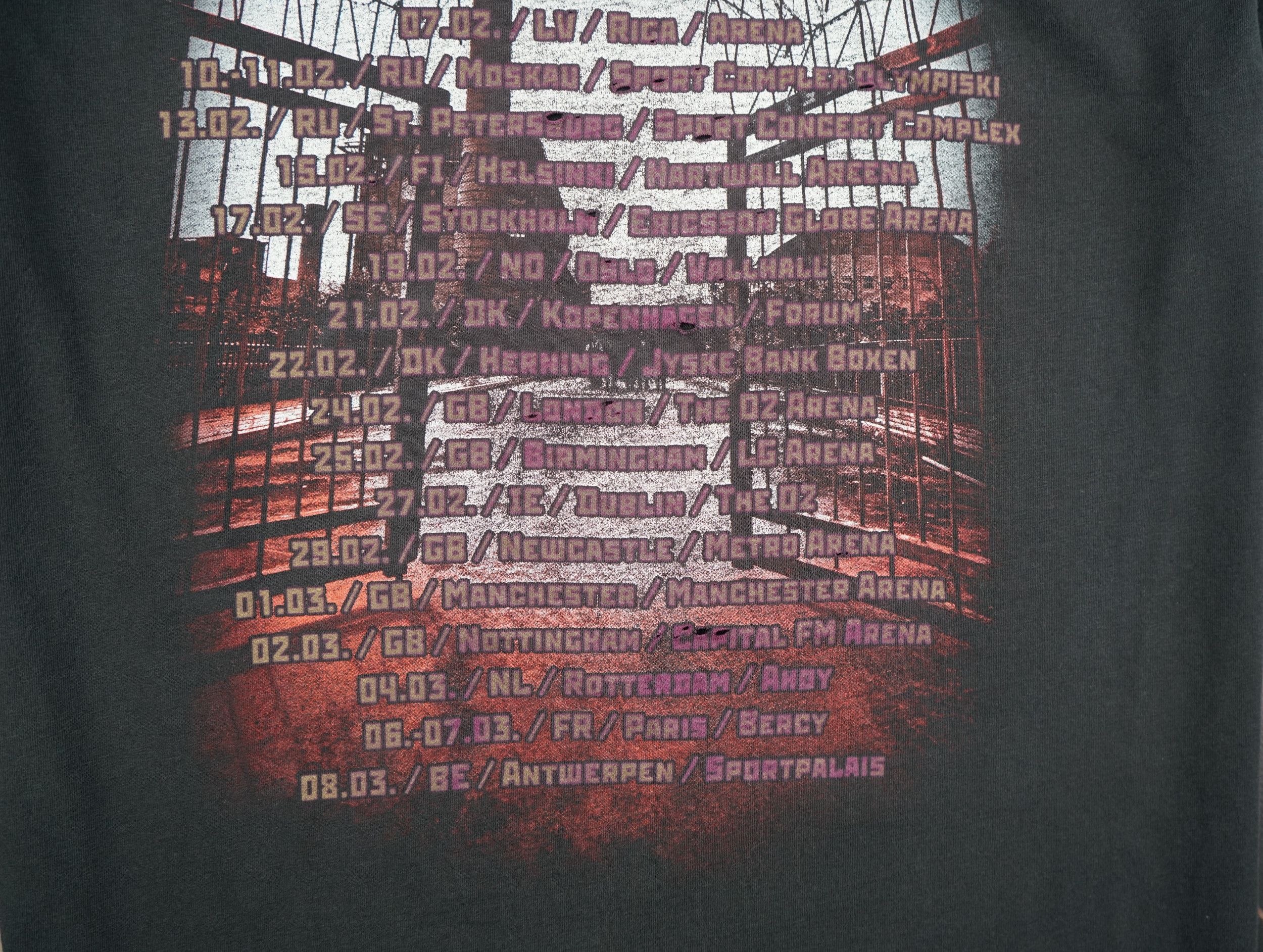 Band Tees × Vintage Vintage 2012 Rammstein Tour T-Shirt Size US M / EU 48-50 / 2 - 9 Thumbnail