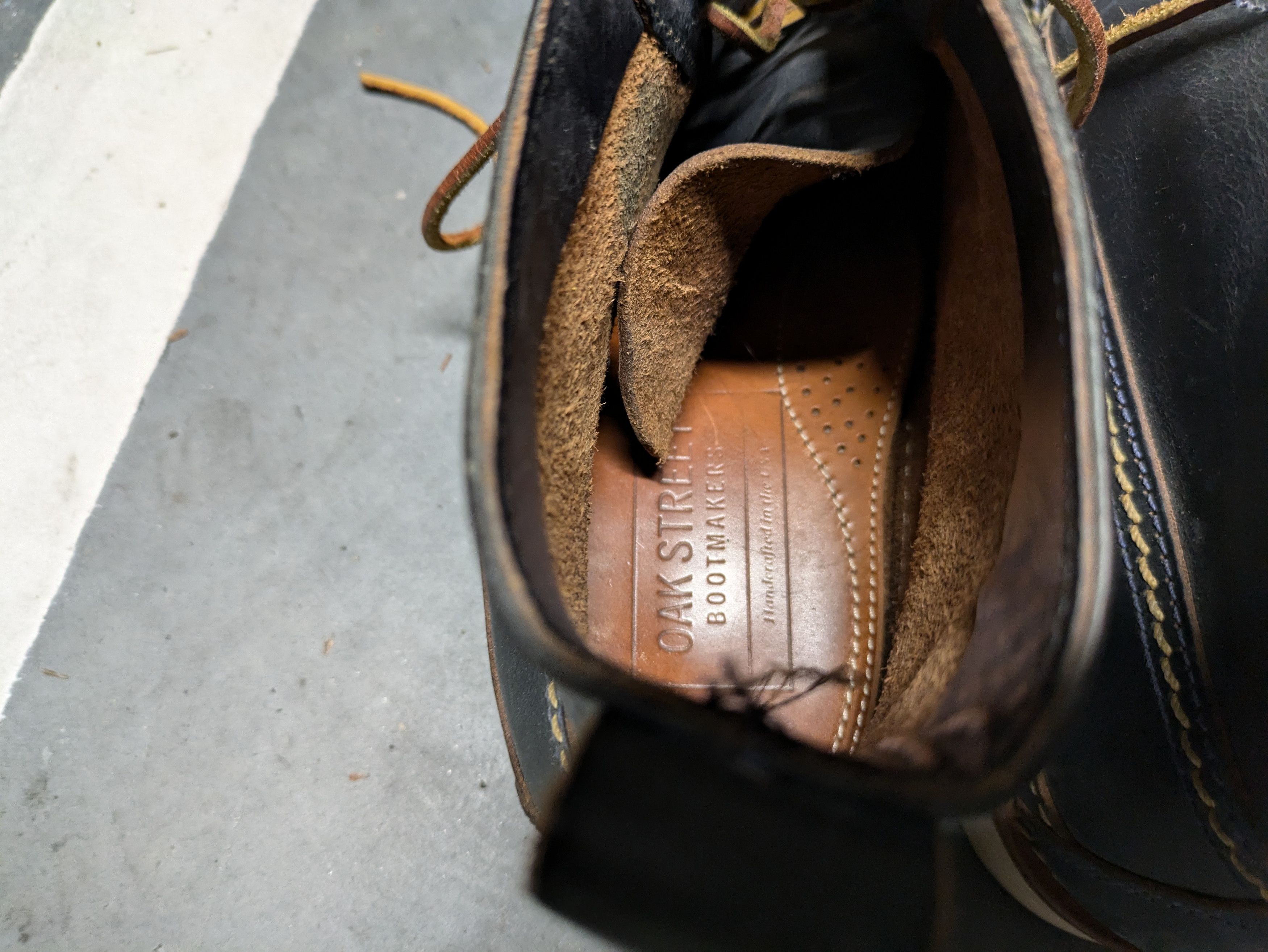 Oak Street Bootmakers Camp Boot - Navy Horween Chromexcel (RARE SOLD OUT) Size US 10 / EU 43 - 7 Thumbnail