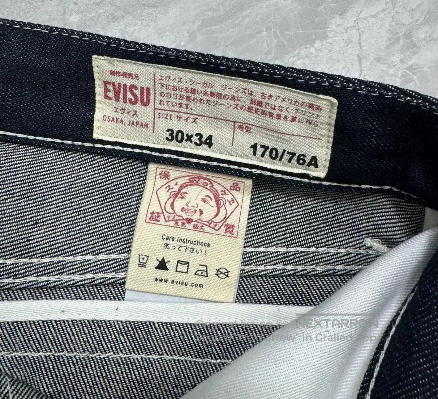 Evisu Evisu Daruma Embroidery Big M Jeans. Size US 30 / EU 46 - 9 Thumbnail