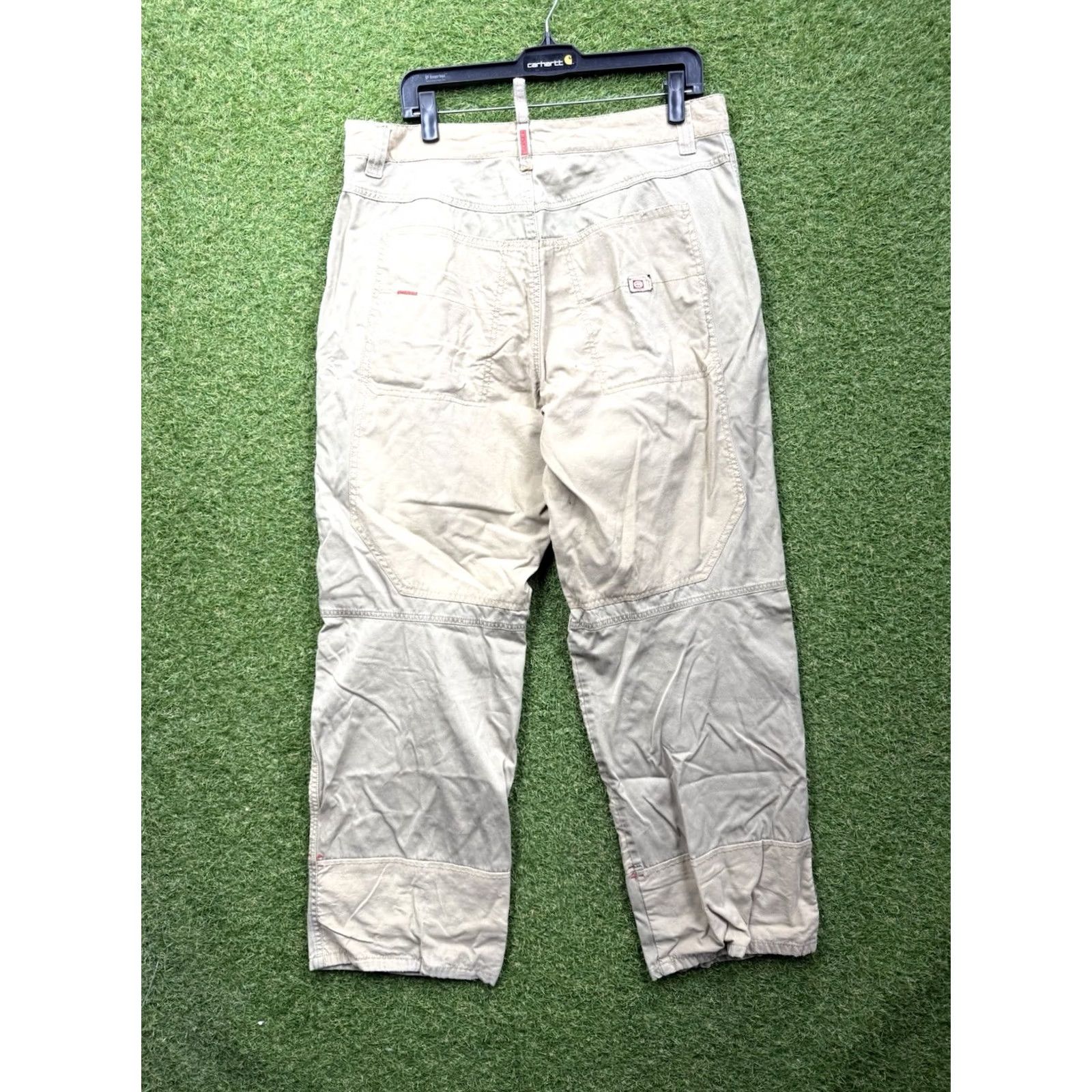 Ecko Unltd. VINTAGE Ecko Unltd Cargo Pants Mens 36 Tan Baggy Wide-Leg Pockets Y2K Antique Hip Hop Retro Pants Mens 36 BEIGE Size US 36 / EU 52 - 2 Thumbnail