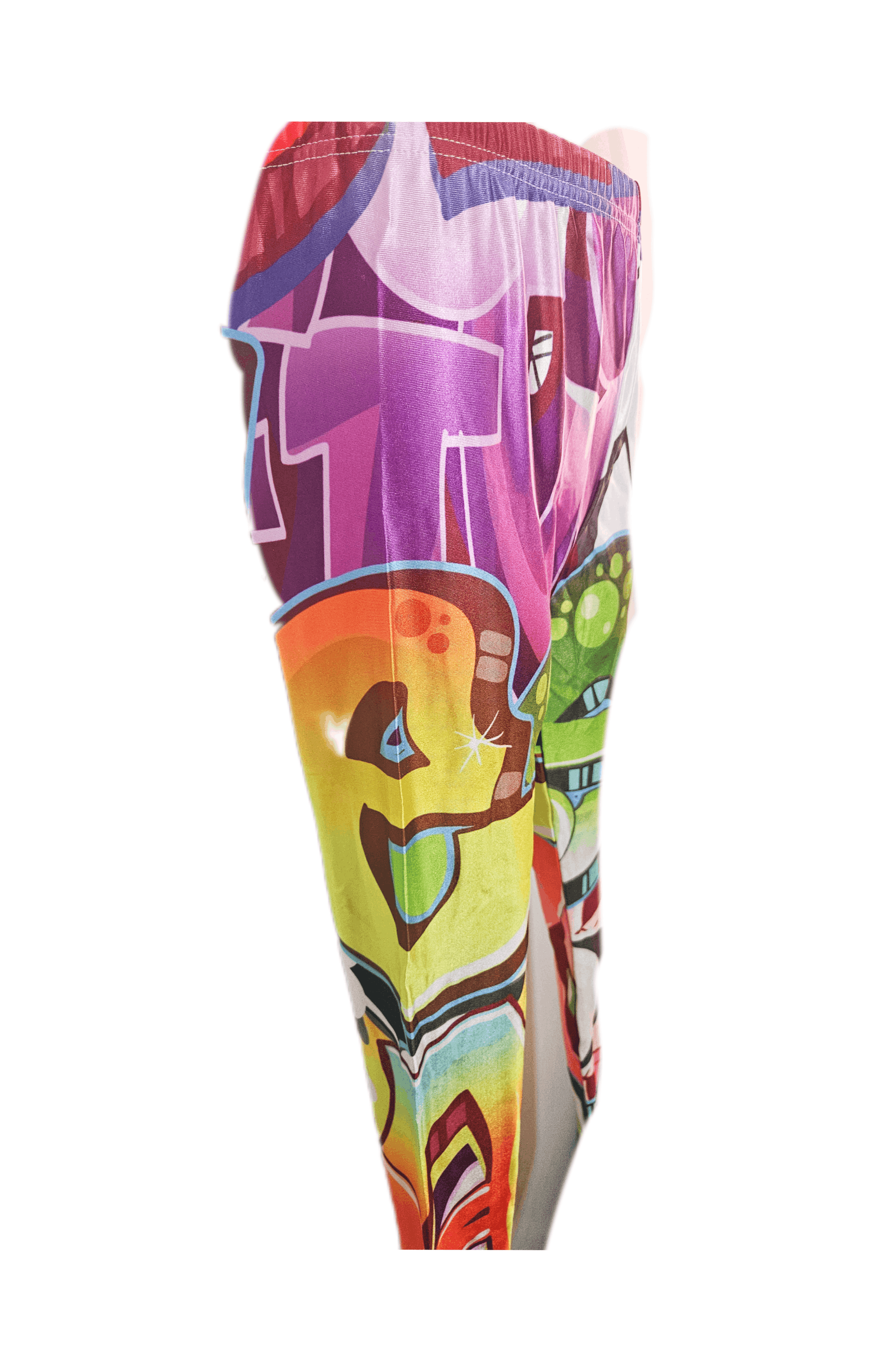 Other VINTAGE ROMWE GRAFITTI LEGGINGS Size 28" / US 6 / IT 42 - 7 Thumbnail