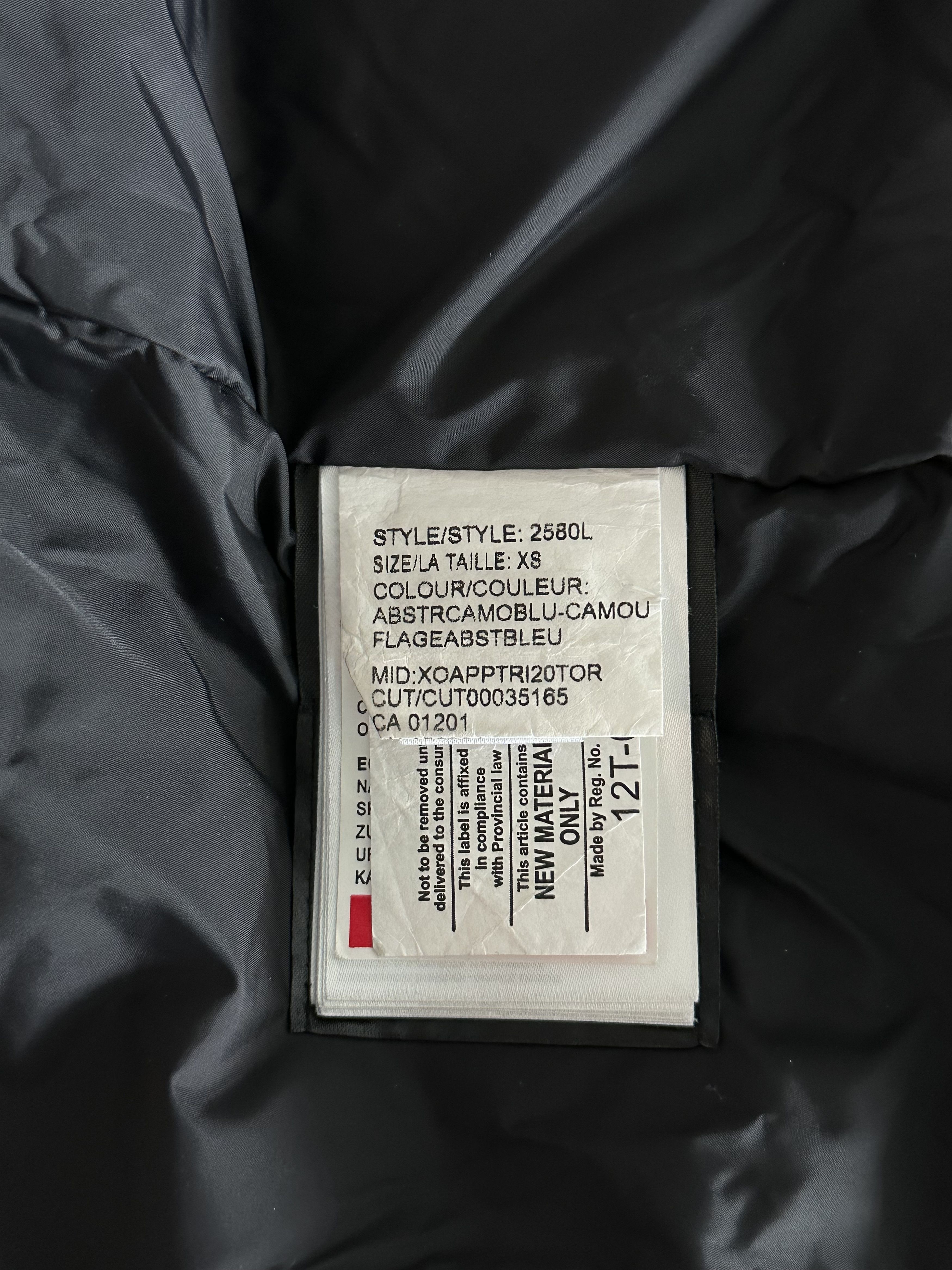 Canada Goose Canada Goose Abstract Blue Rossclair Women's Jacket Size XS / US 0-2 / IT 36-38 - 4 Thumbnail