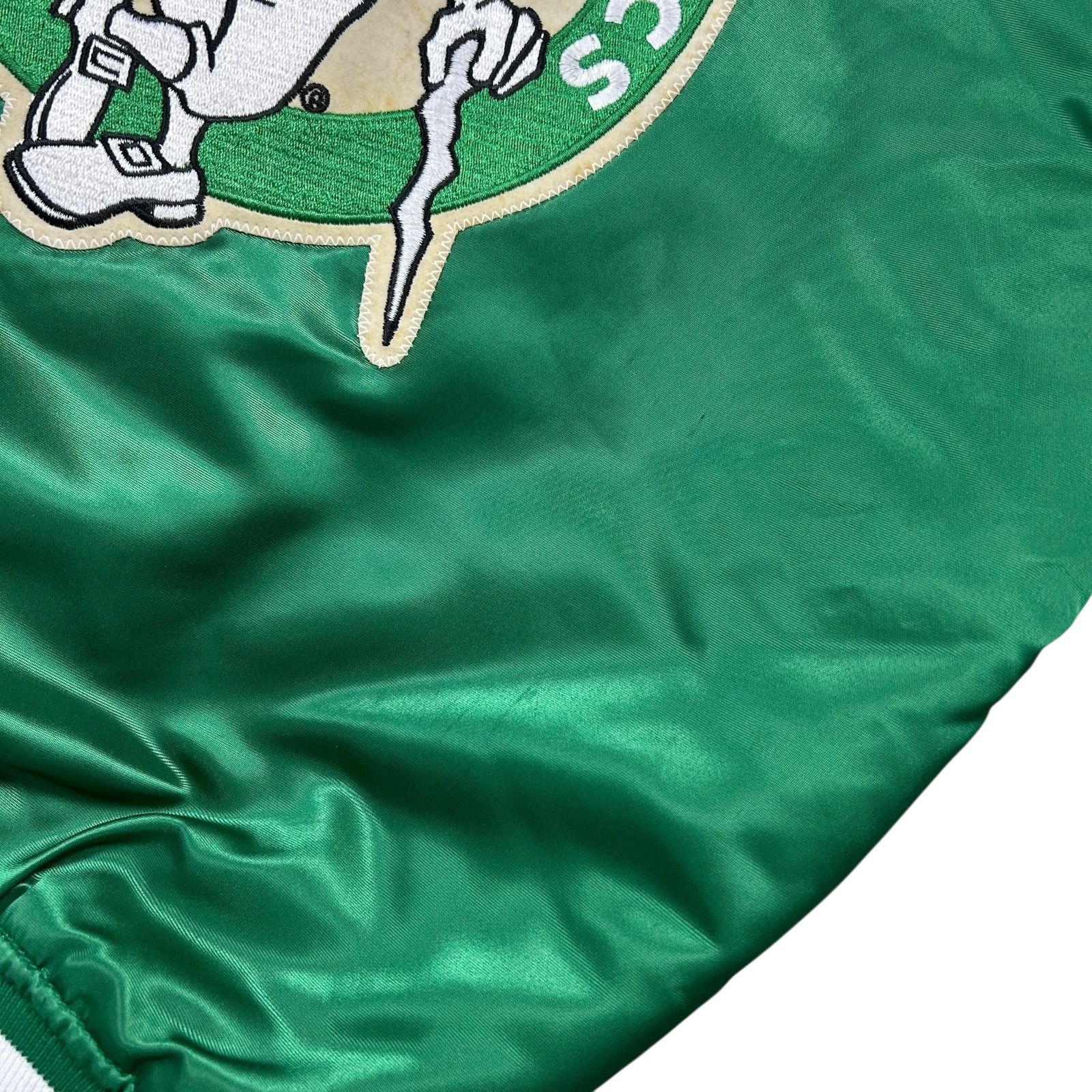 NBA VTG 90s NBA BOSTON CELTICS STARTER SATIN JACKET BIG PATCH Size US M / EU 48-50 / 2 - 9 Thumbnail